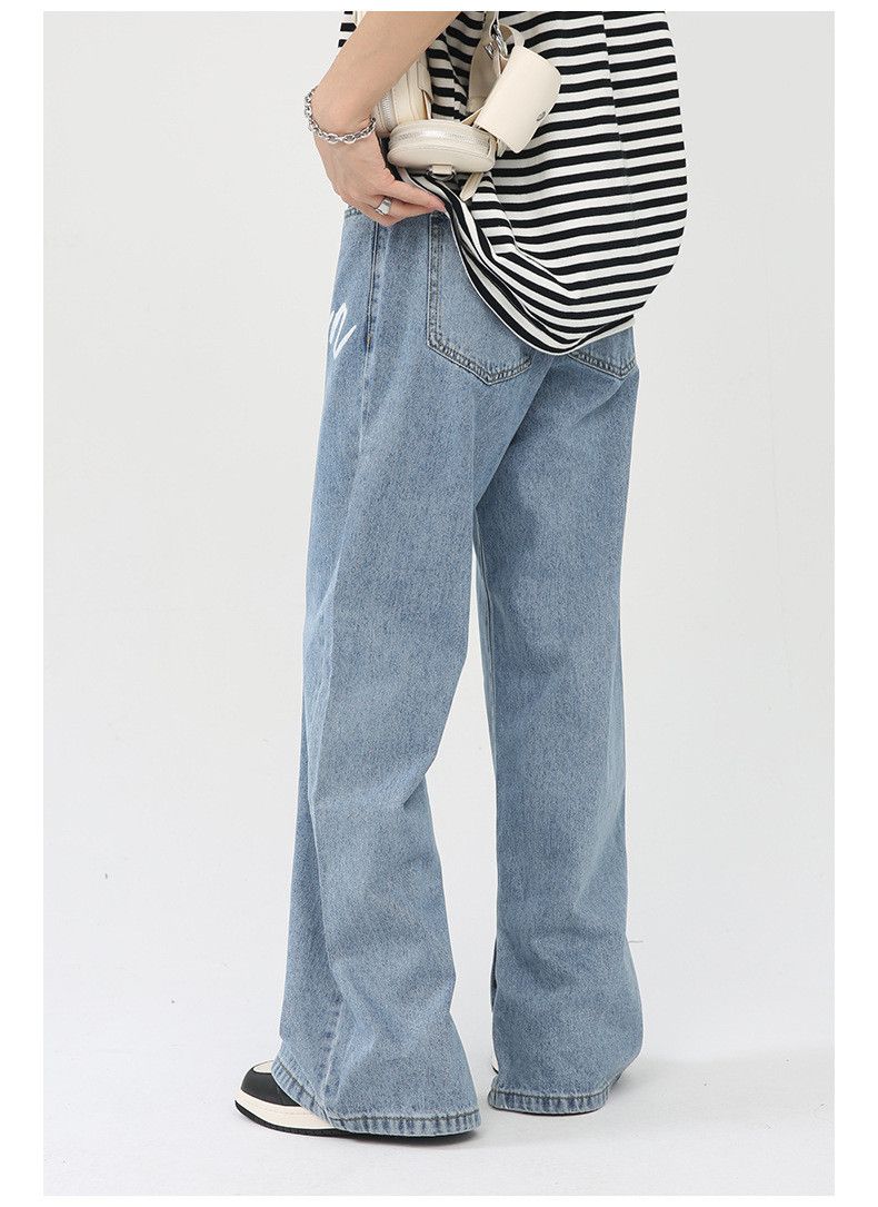 Japanese Brand × Jean Retro street print letter loose flared jeans y2k Size US 32 / EU 48 - 5 Thumbnail