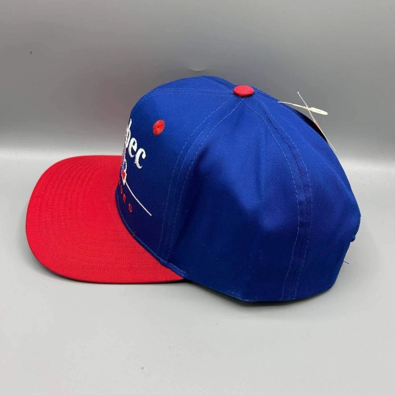 Twins Enterprise Inc. Vintage Quebec Nordiques Hat Men Blue Red Hat Snap Back Cap Size ONE SIZE - 6 Thumbnail
