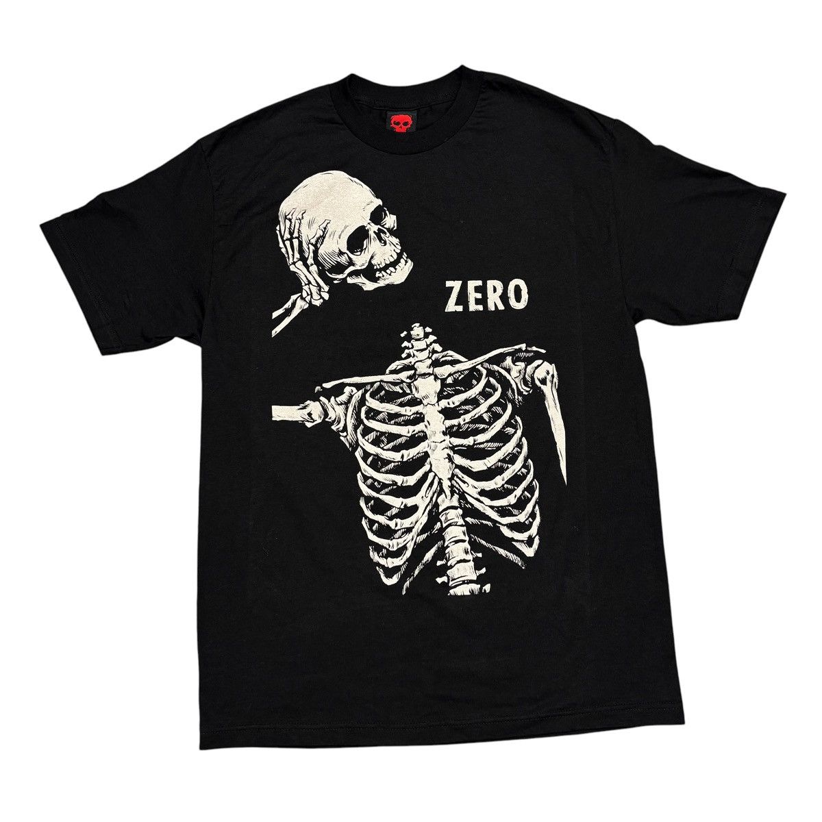 Original vintage 1990s Zero Skateboards Jamie Thomas Shirt