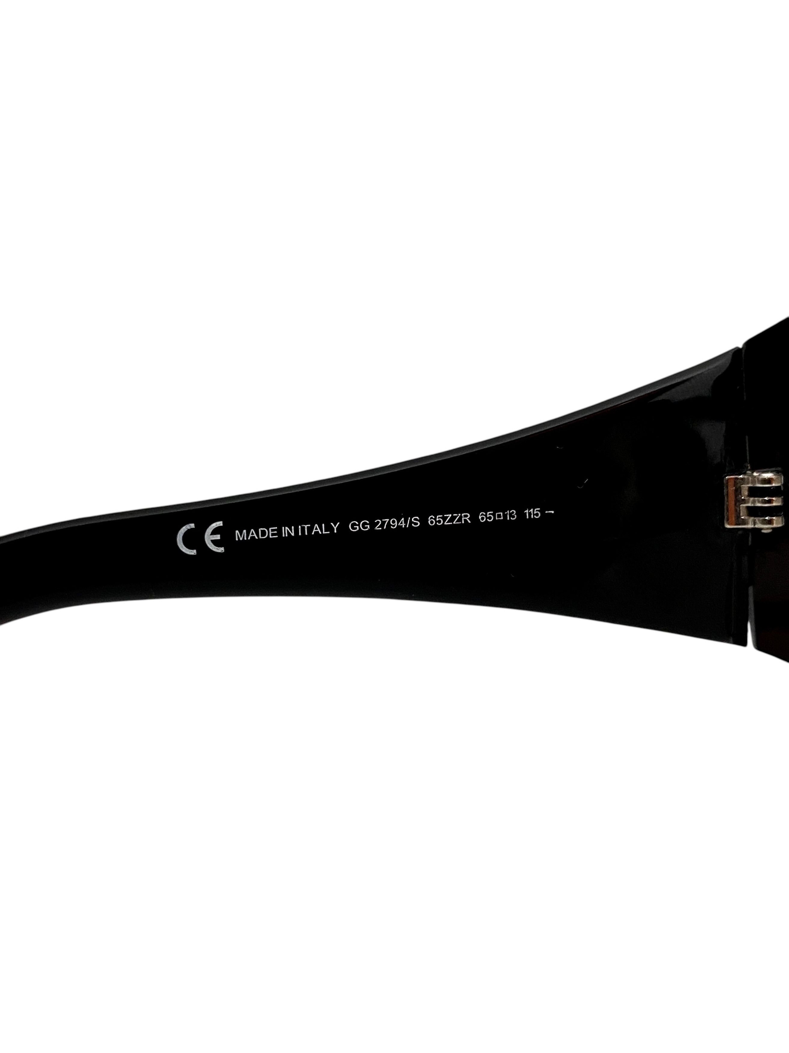 Gucci Gucci x Tom Ford GG Logo Black Oversized Sunglasses Y2K Size ONE SIZE - 11 Thumbnail
