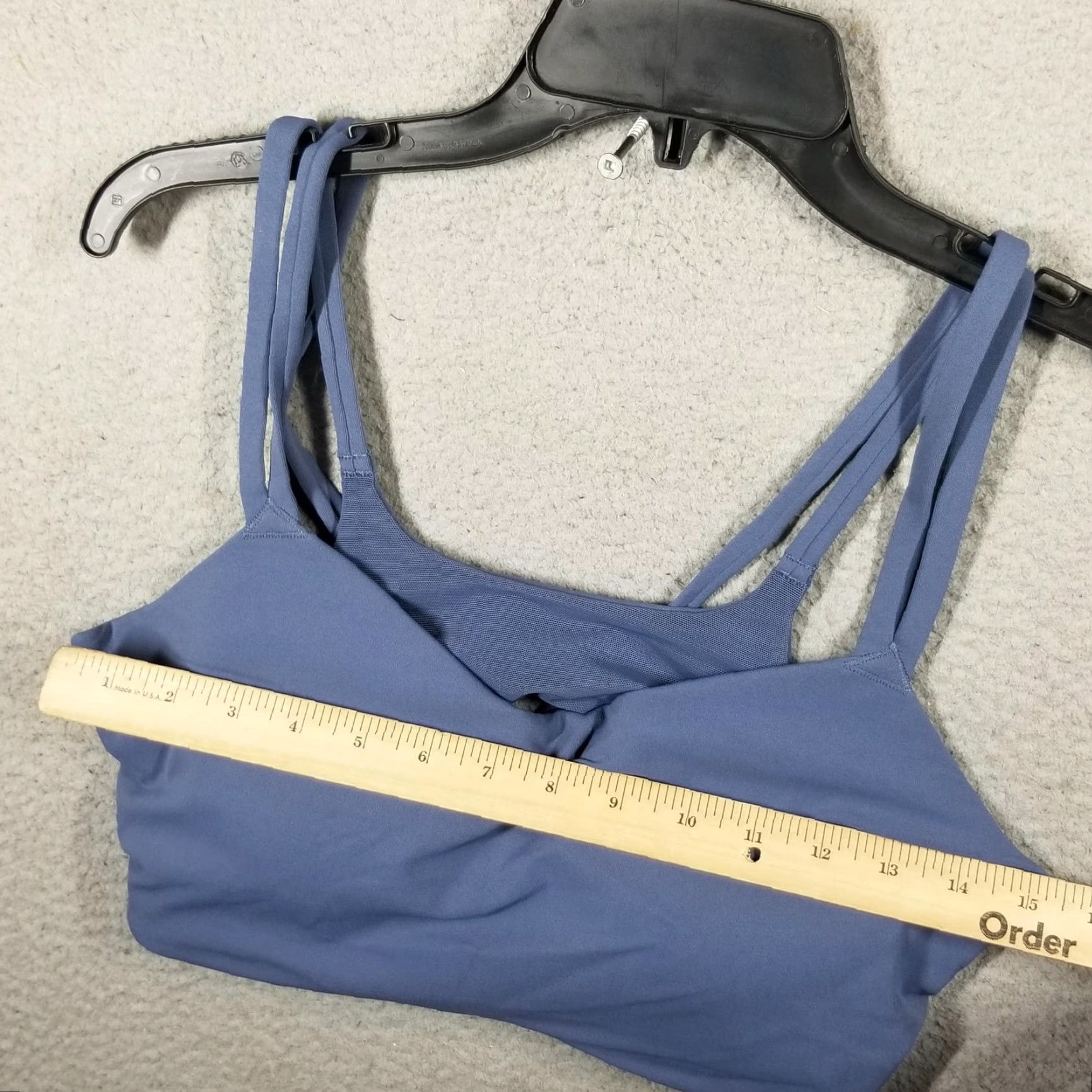 Nike Nike Sports Bra Womens XL Blue Training Alate Cutout Removable Pads DO6608-491 Size ONE SIZE - 6 Thumbnail