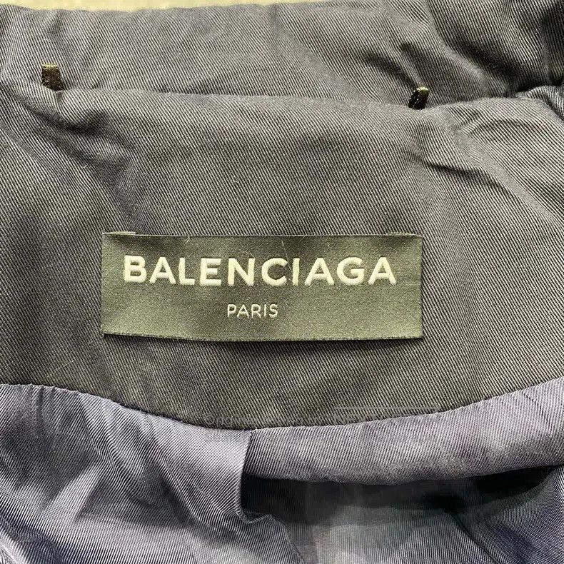 Balenciaga Balenciaga Blue Cotton Coat Jacket Size US S / EU 44-46 / 1 - 4 Thumbnail