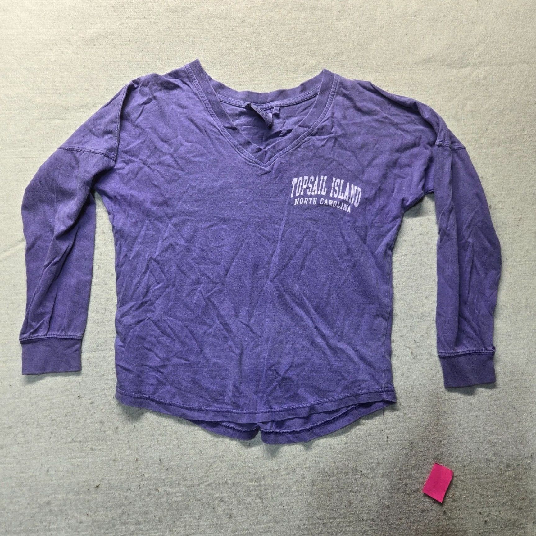Vintage Vintage Topsail Island North Carolina NC Purple Blue Long Sleeve T-Shirt Adult Women Medium Size M / US 6-8 / IT 42-44 - 2 Thumbnail