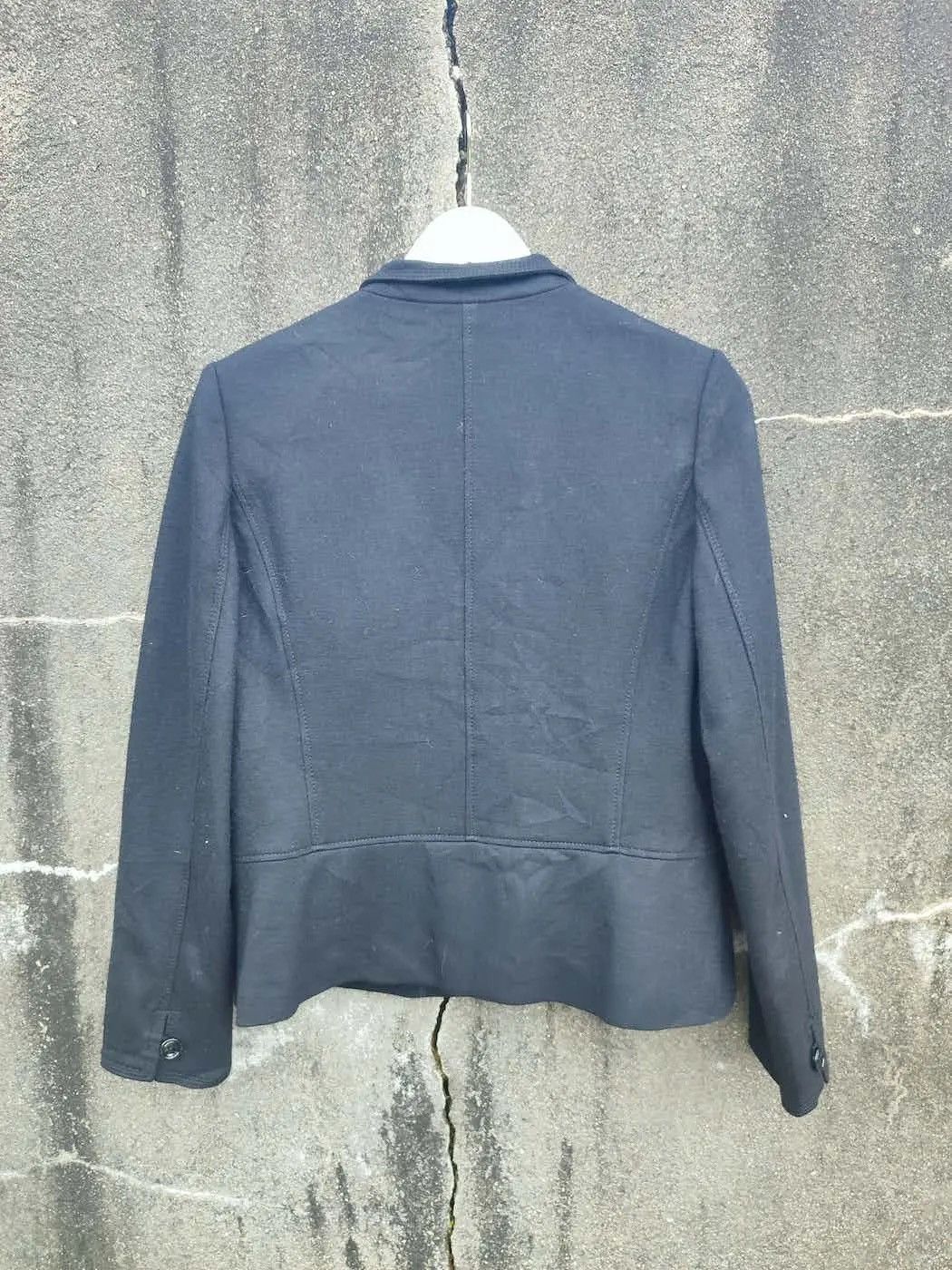 Japanese Brand Vintage Kansai Bis Nuova Tailored Wool-Blend Blazer Size M / US 6-8 / IT 42-44 - 5 Thumbnail