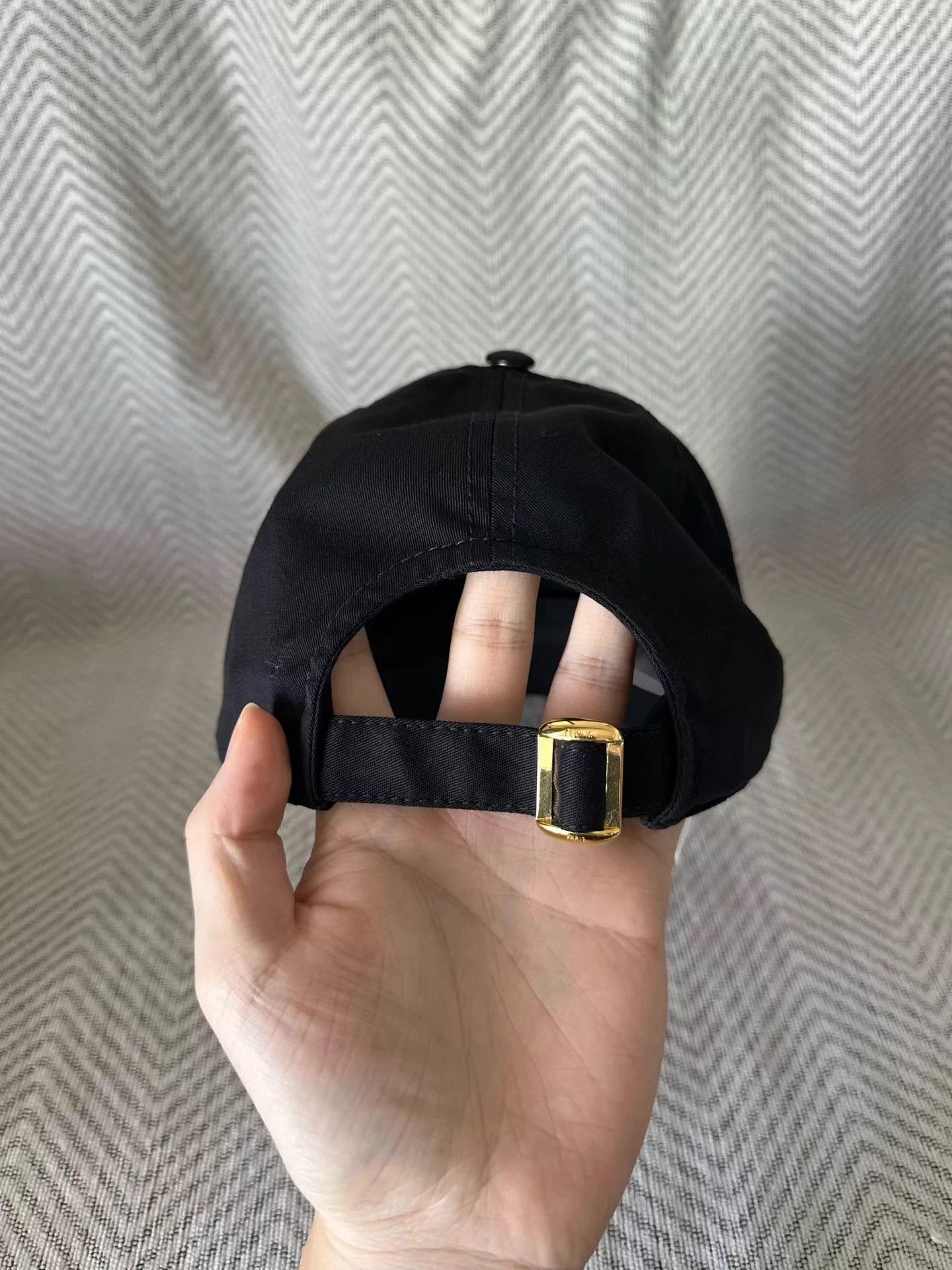 Celine Celine Black Baseball Cap L Size ONE SIZE - 2 Thumbnail