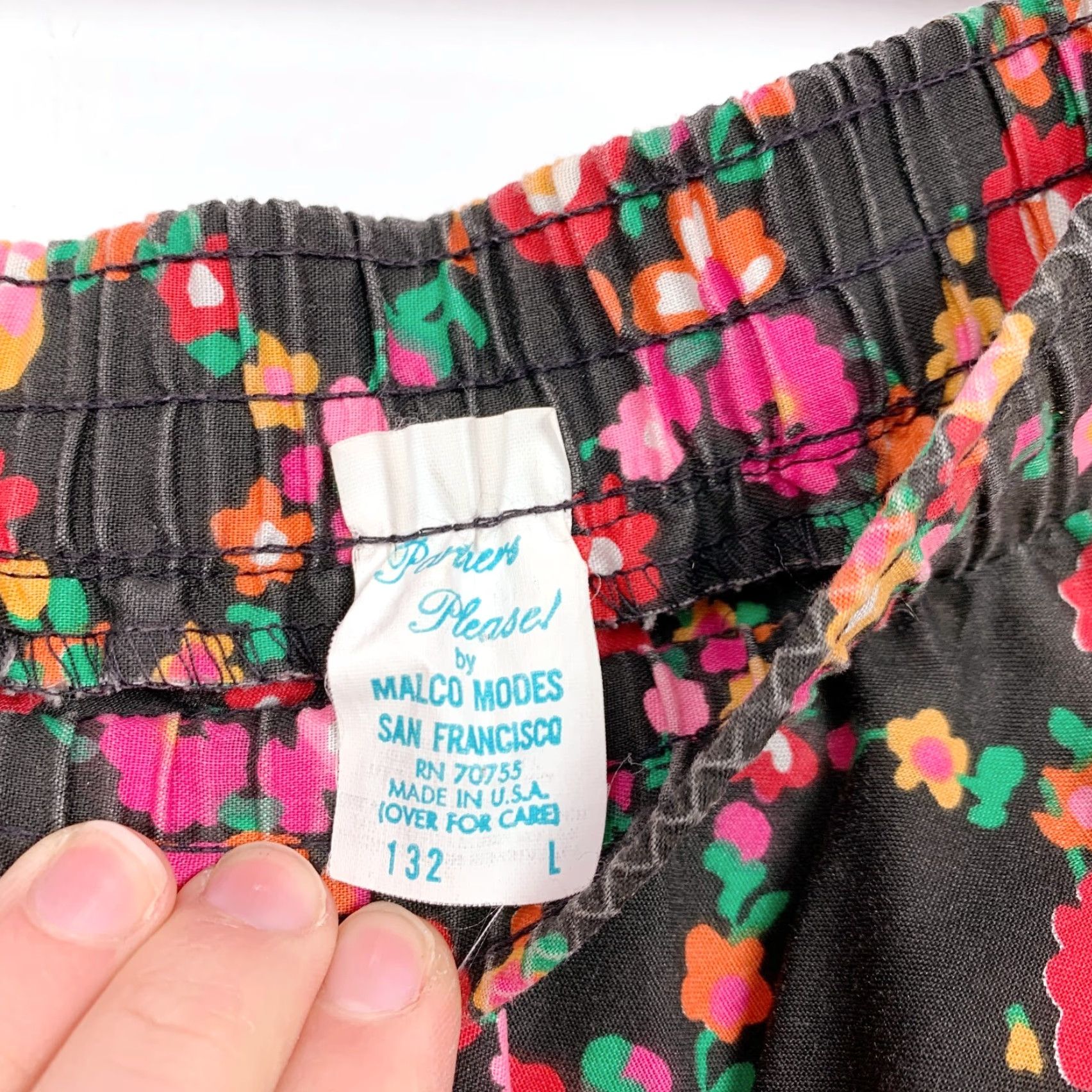 Vintage VINTAGE Malco Modes Floral Square Dancing Western Prairiecore Skirt L Size 36" / US 14 / IT 50 - 3 Thumbnail