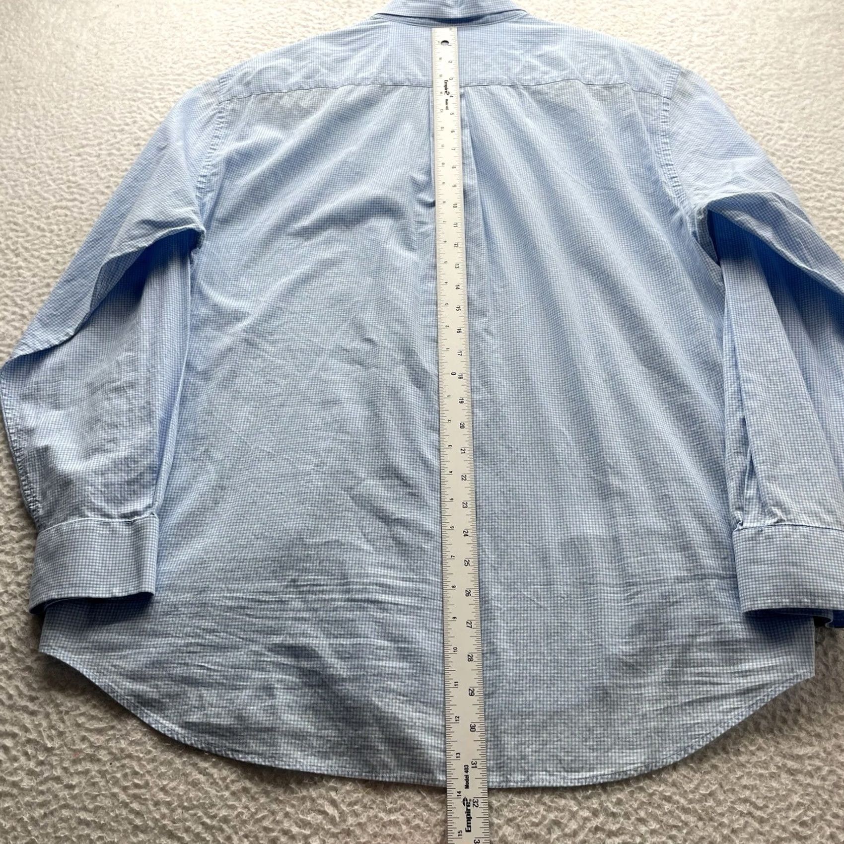 Vineyard Vines VINTAGE Vineyard Vines Tucker Shirt Mens Large L Classic Fit Blue White Gingham Check Size US L / EU 52-54 / 3 - 7 Thumbnail