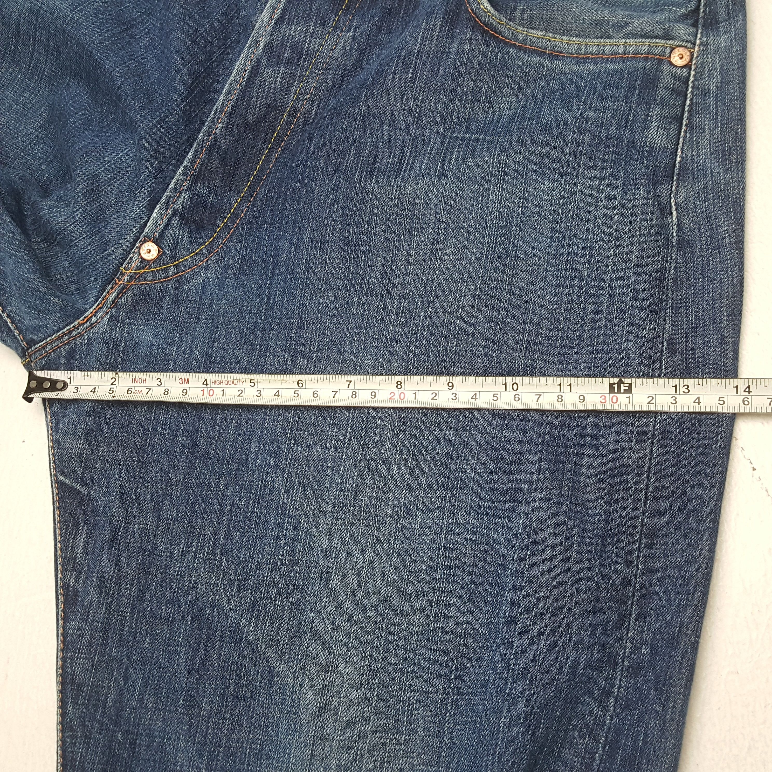 Evisu × Japanese Brand × Vintage EVISU Japanese Brand Fashion Style Custom Daicock Jeans Size US 32 / EU 48 - 9 Thumbnail