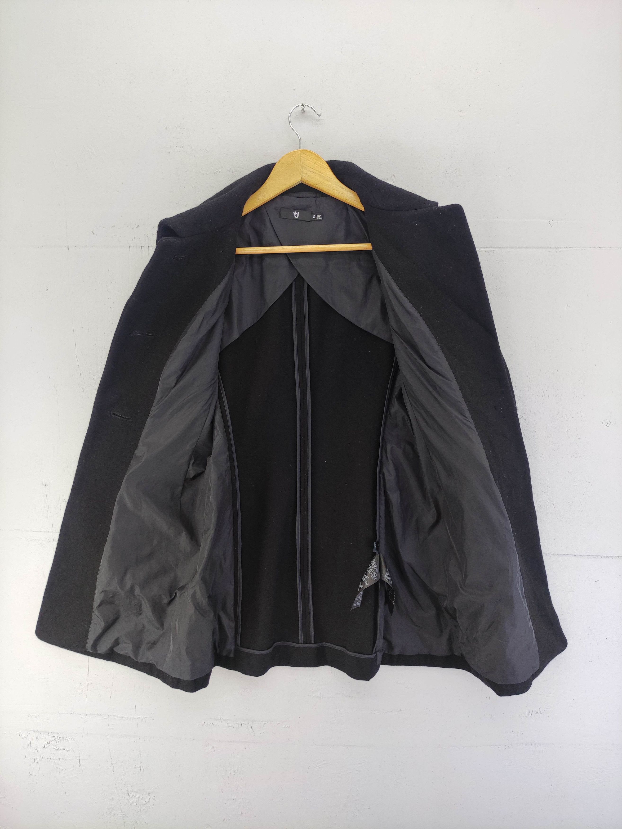 Jil Sander × Uniqlo Jil Sander Uniqlo Wool Coat Black Jacket Size XS / US 0-2 / IT 36-38 - 3 Thumbnail