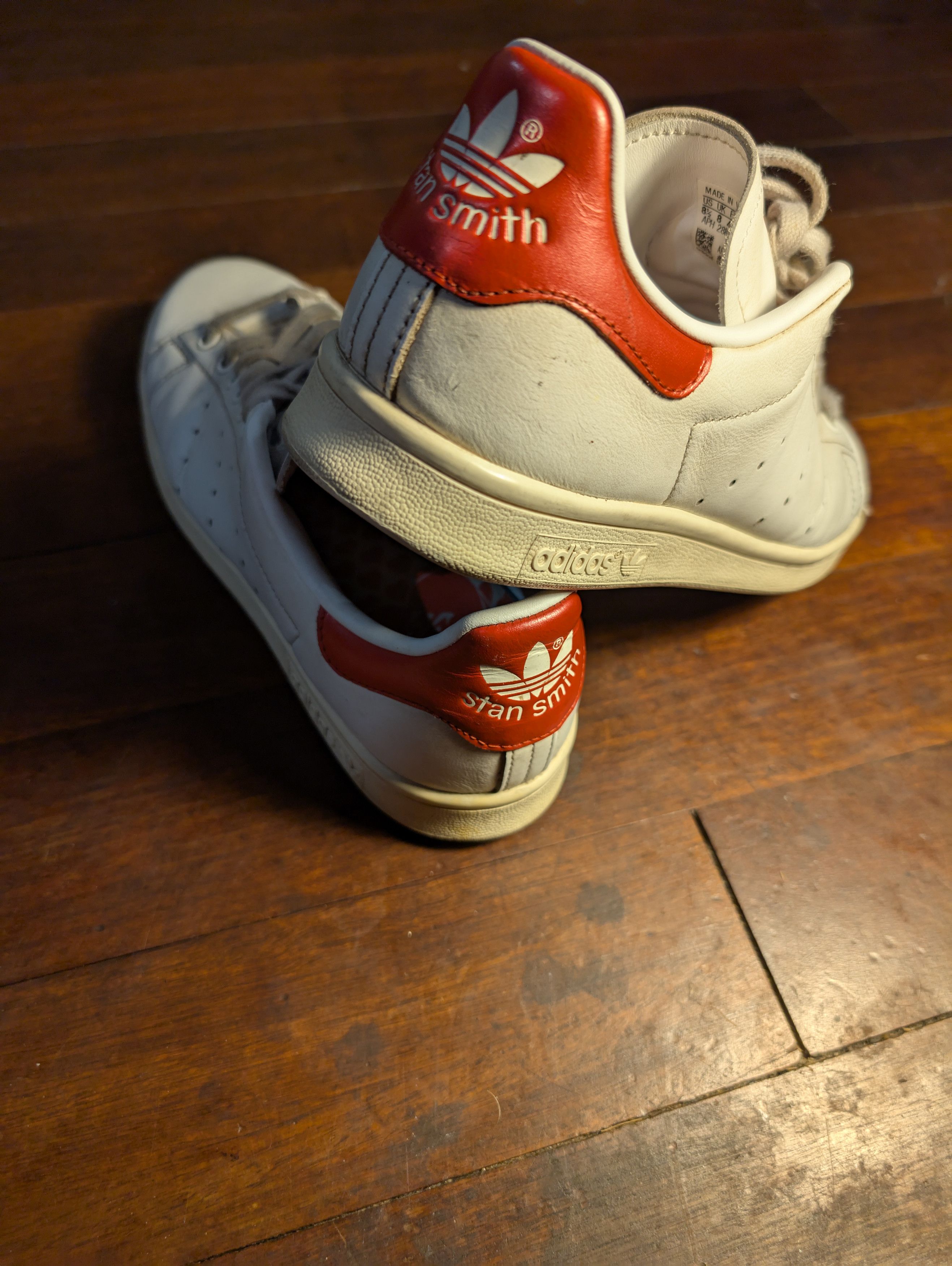 Adidas Stan Smith 'Valentine's Day Red' (2020) UK 8 Size US 8.5 / EU 41-42 - 13 Thumbnail