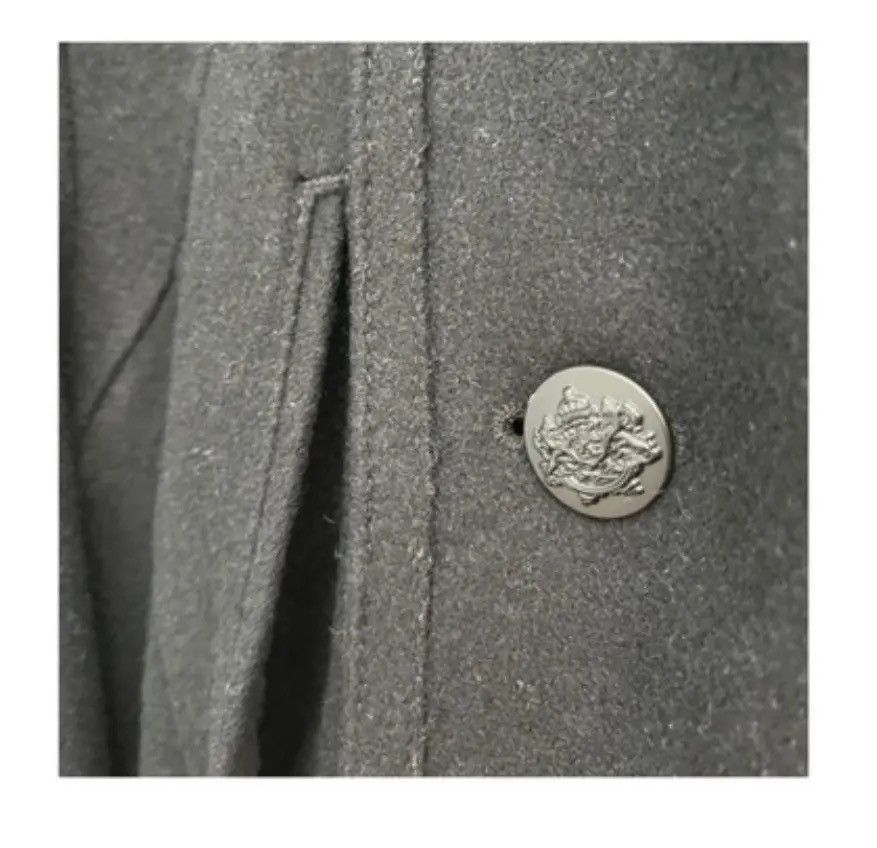 PPFM Medium PPFM Napoleon Black Wool Coat Fur Jacket Size US M / EU 48-50 / 2 - 9 Thumbnail