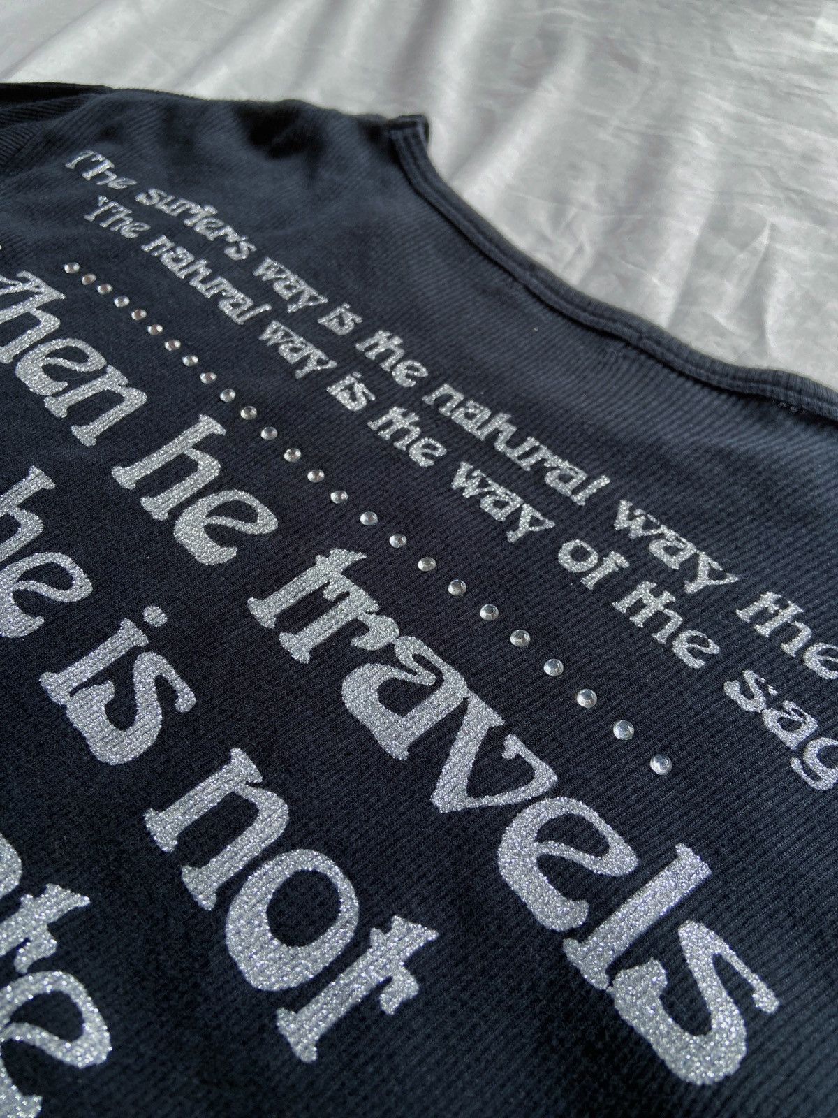 Japanese Brand VELLOCETTE WHEN HE TRAVEL FAR HE IS NOT SEPARATE TEE Size US S / EU 44-46 / 1 - 9 Thumbnail