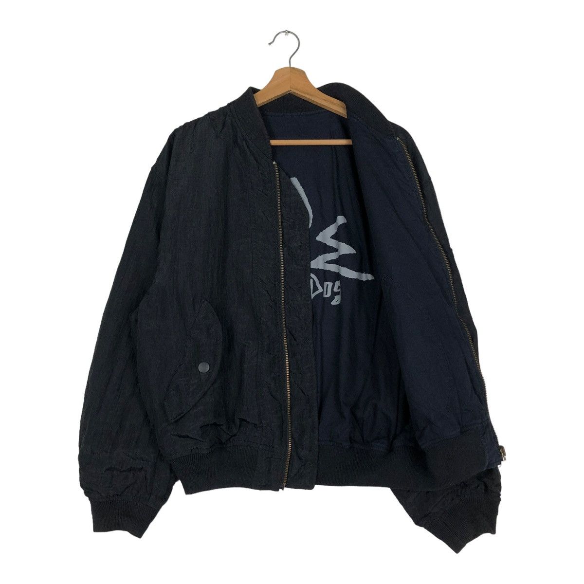 Japanese Brand 🔥VINTAGE REVERSIBLE BOMBER JACKET PAZZO COMPANY JAPAN Size US M / EU 48-50 / 2 - 2 Thumbnail