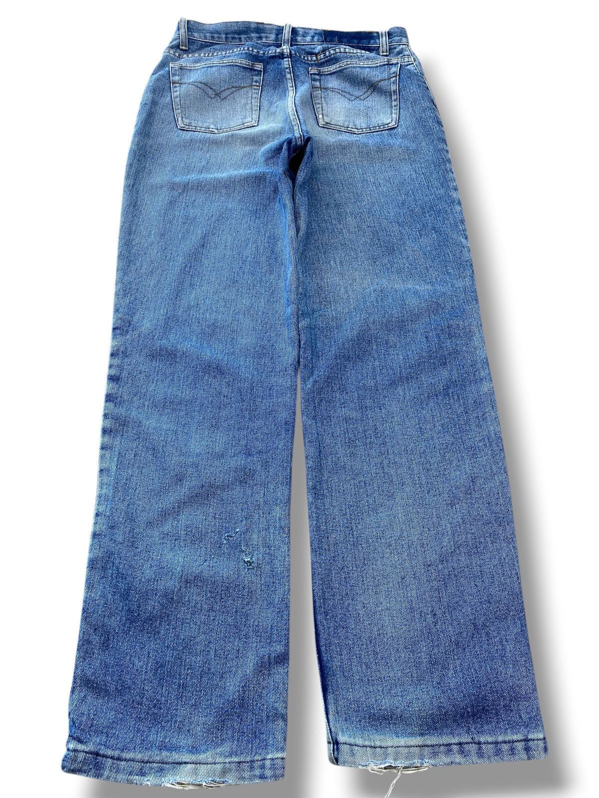 Japanese Brand Japanese Brand Faded Wash Whiskered Style Straight Leg Jeans Size US 30 / EU 46 - 3 Thumbnail