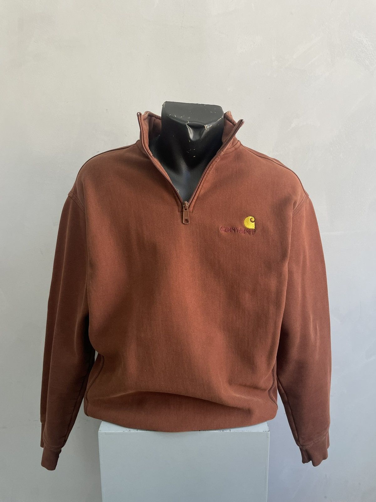 Carhartt Carhartt sun faded 1/3 zip hoodie sweatshirt y2k Size US M / EU 48-50 / 2 - 1 Thumbnail