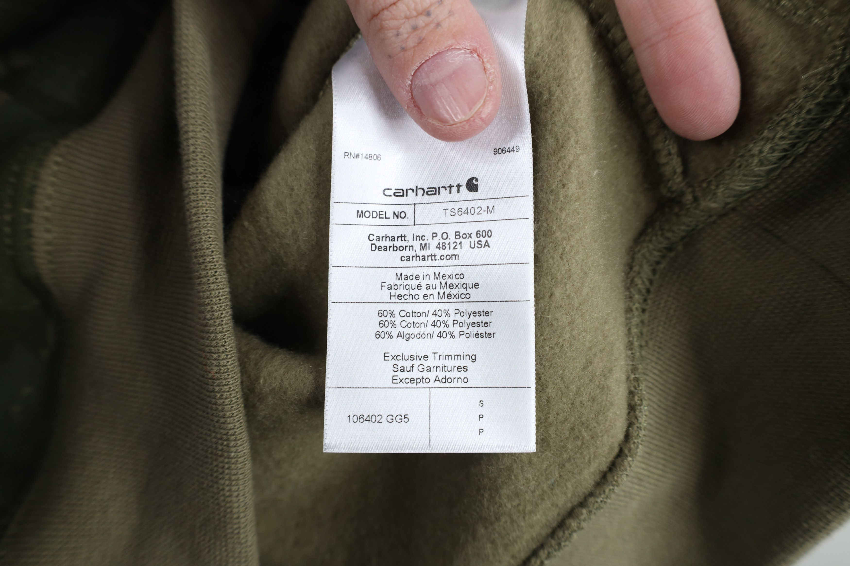 Carhartt New Carhartt Loose Fit Camouflage Hoodie Sweatshirt Green Size US S / EU 44-46 / 1 - 11 Thumbnail