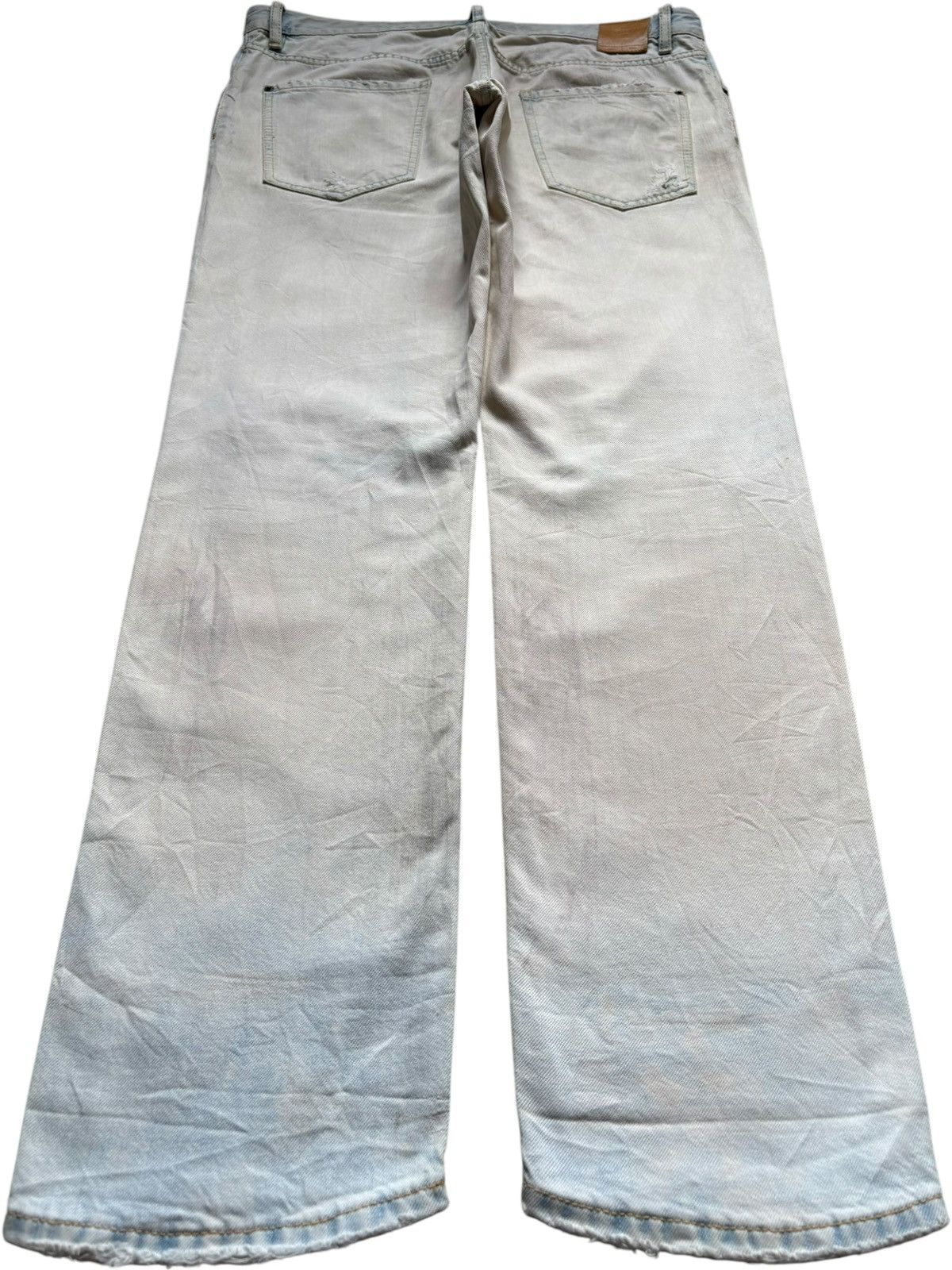 Dsquared2 Vintage Italy Dsquared2 Bleach Acid Wash Distress Rip Jeans Size US 35 - 2 Thumbnail