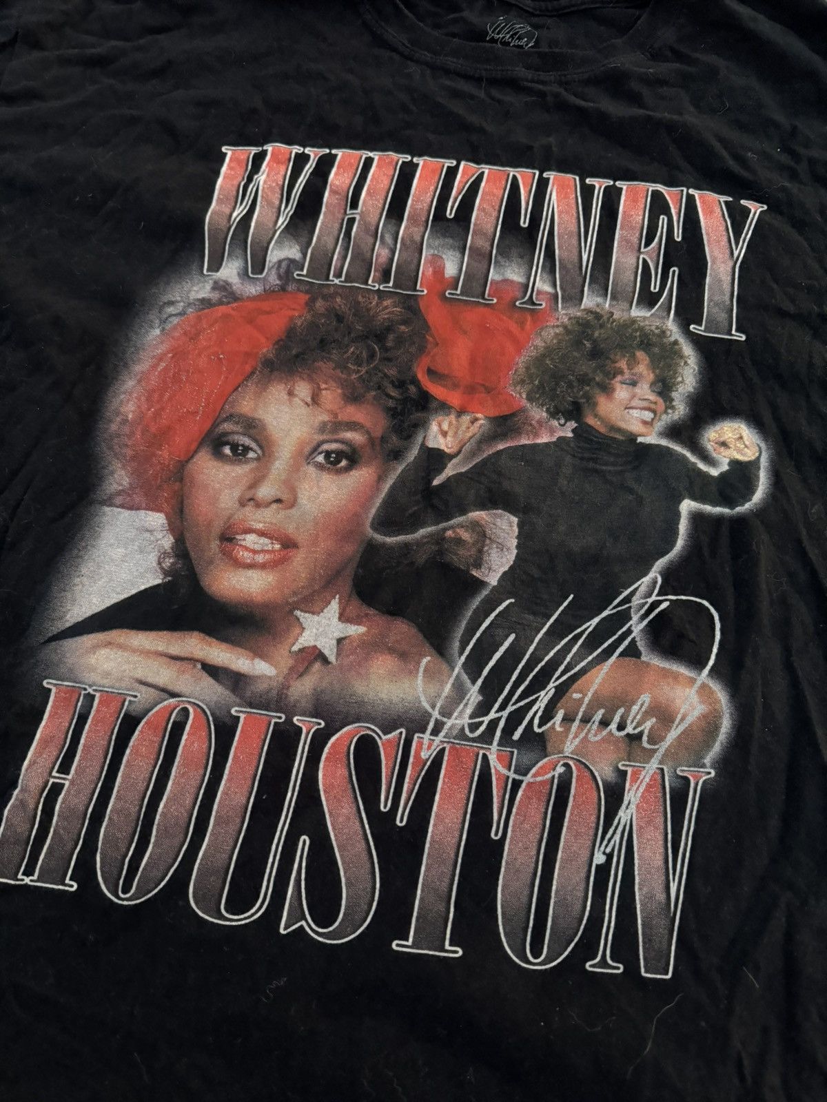 Rap Tees × Vintage Vintage Whitney Houston Singer Pop 80’s Actress Bodyguard Size US XL / EU 56 / 4 - 3 Thumbnail