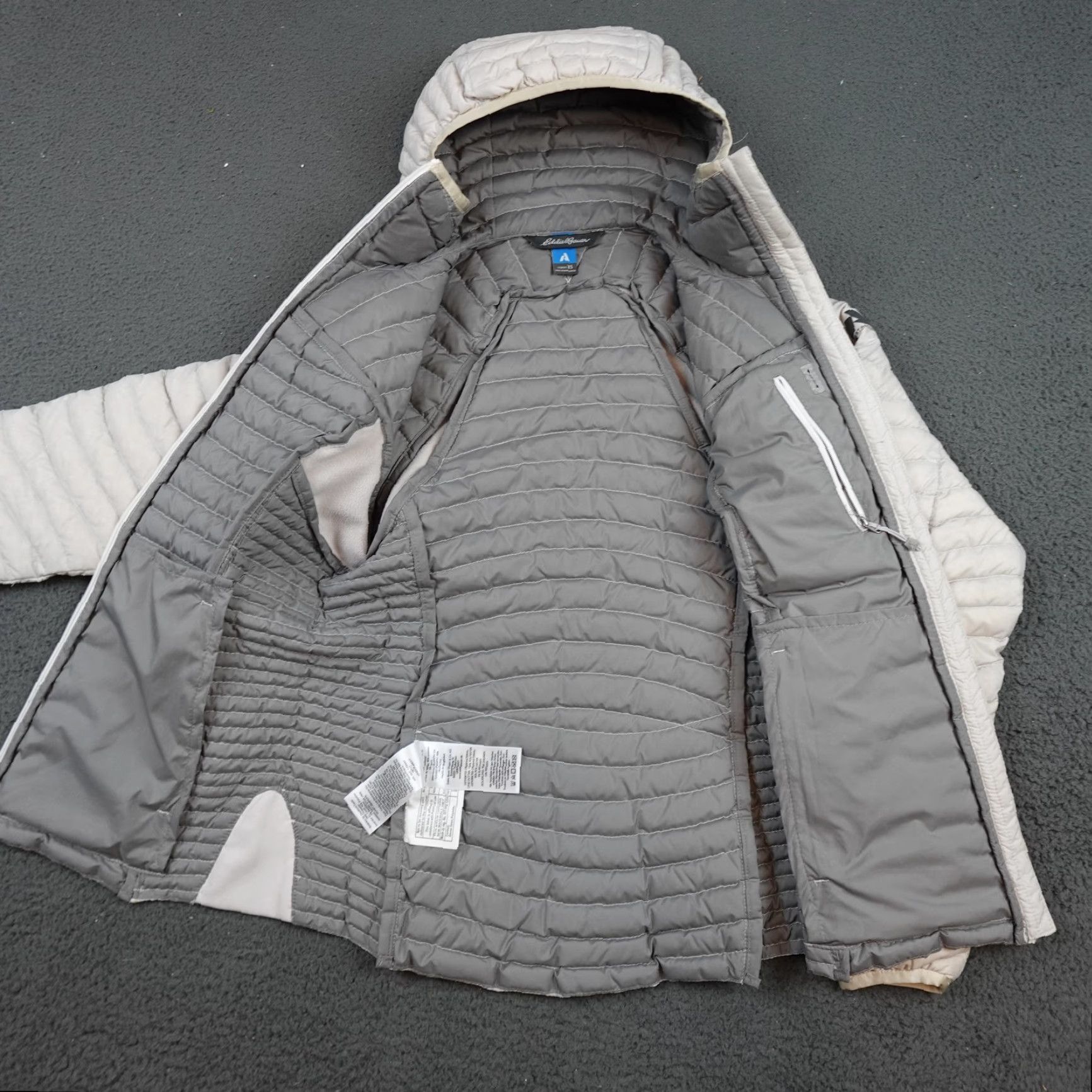 Eddie Bauer Eddie Bauer Jacket Womens XS White StormDown 800 Hooded Down Puffer Zip Size XS / US 0-2 / IT 36-38 - 6 Thumbnail