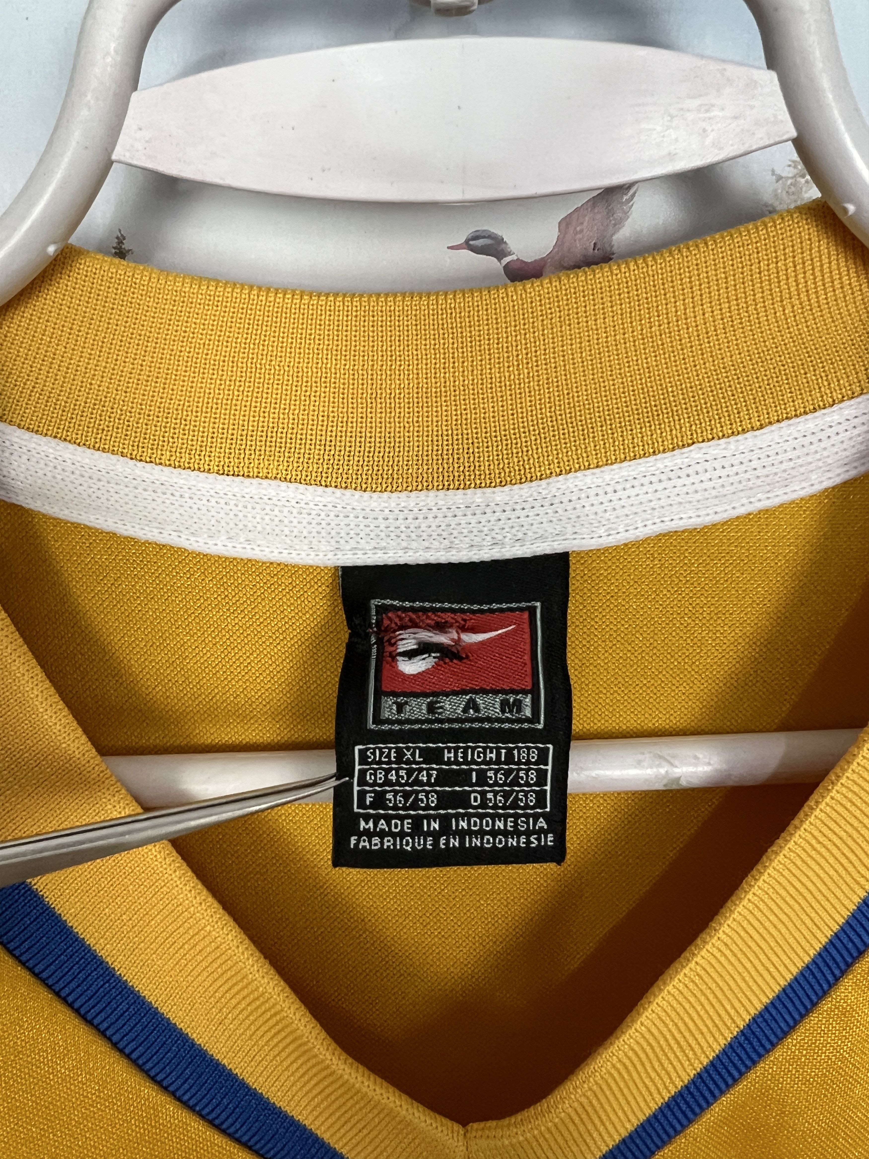 Nike Vintage 90's Nike Football Template Shirt Soccer Long Sleeve Size US XL / EU 56 / 4 - 8 Thumbnail