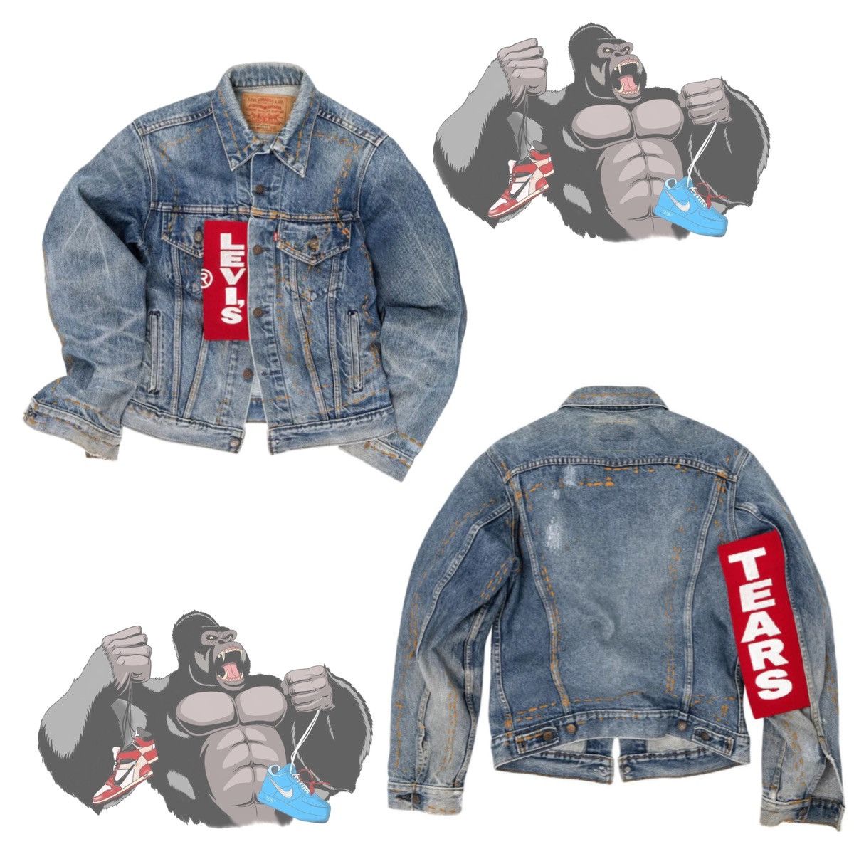 Cactus Plant Flea Market × DENIM TEARS Denim Tears x CPFM x Cactus Plant Flea Market × DENIM TEARS Denim Tears x CPFM x