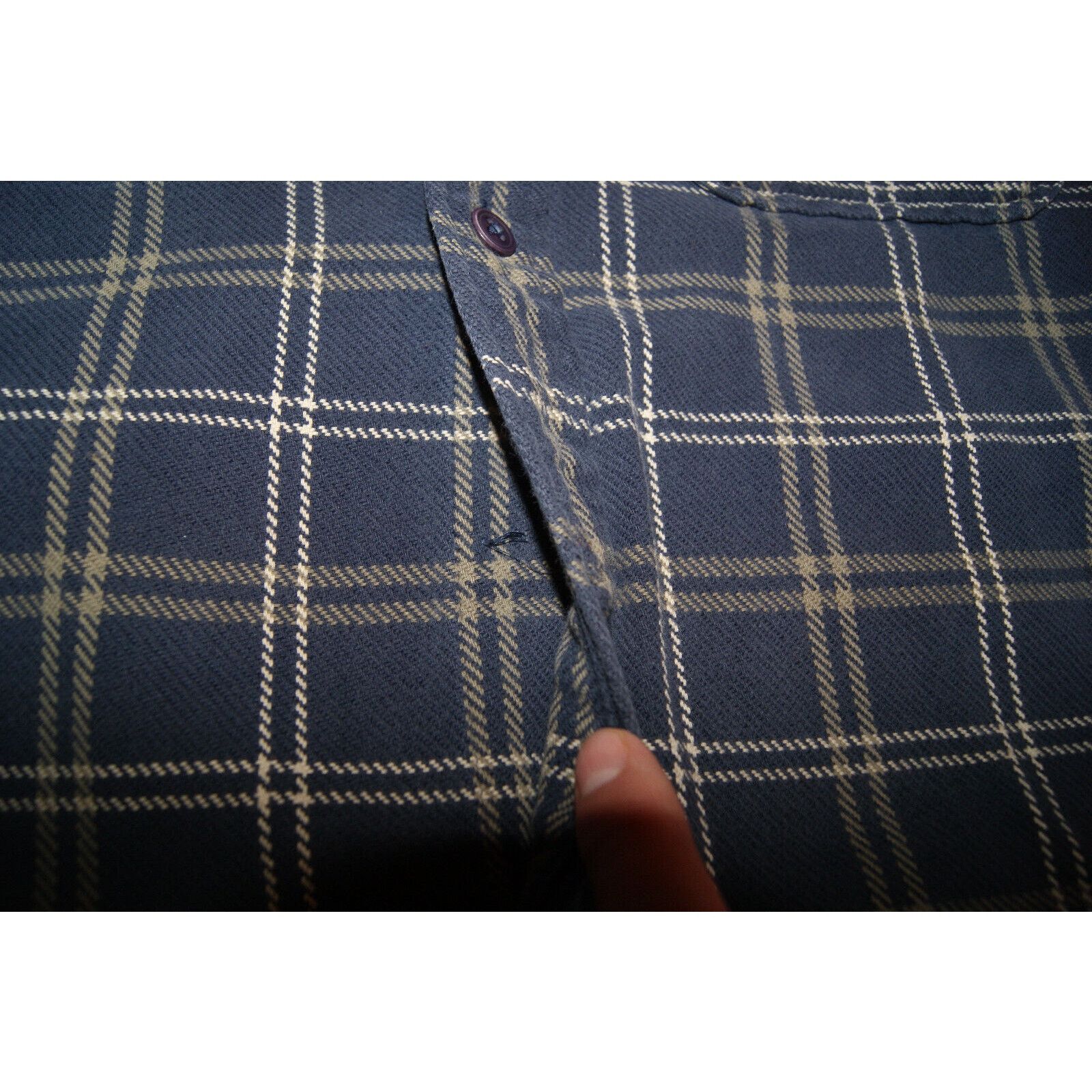 L.L. Bean LL Bean Heavy Cotton Flannel Shirt Large Blue Plaid Cotton Size US L / EU 52-54 / 3 - 5 Thumbnail