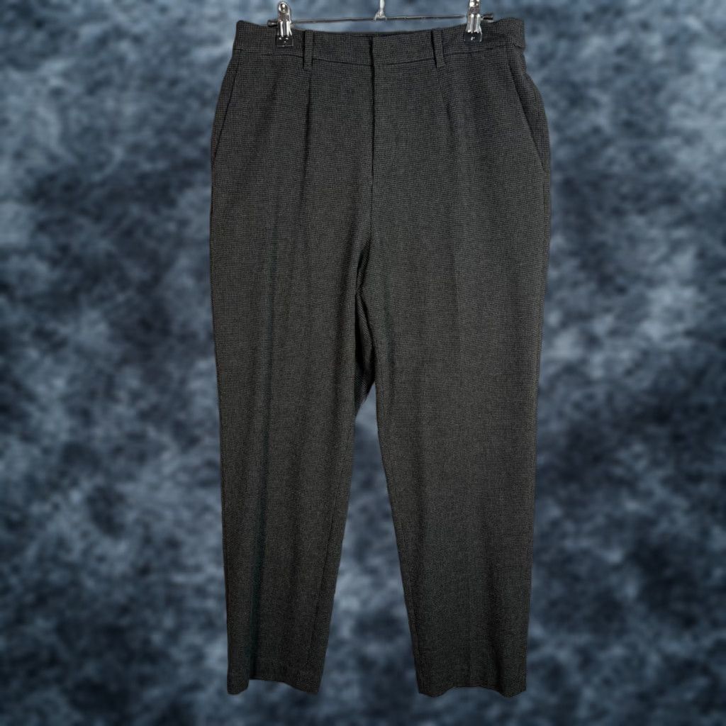Uniqlo Uniqlo Women’s Size 29 Gray Houndstooth Pattern Trousers Chino Pants Size 29" - 1 Thumbnail
