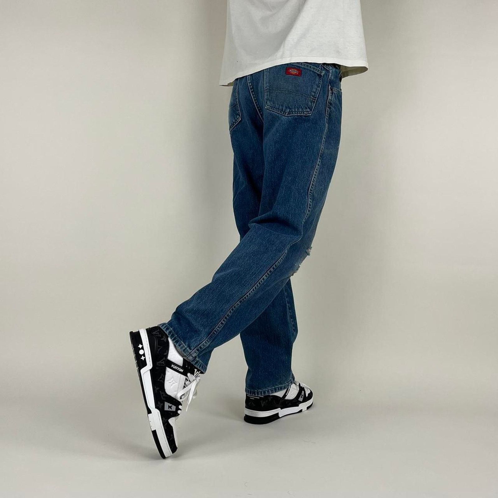 Dickies × Vintage Vintage 1990s Dickies Essential Baggy Carpenter Jeans Size US 36 / EU 52 - 1 Thumbnail