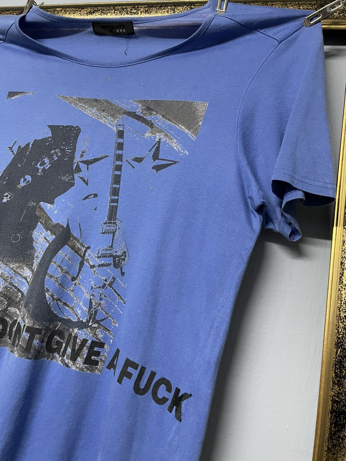 Japanese Brand Vintage 1990s Japan Boycott - Just Dont Give A Fuck Tshirt Size US S / EU 44-46 / 1 - 4 Thumbnail