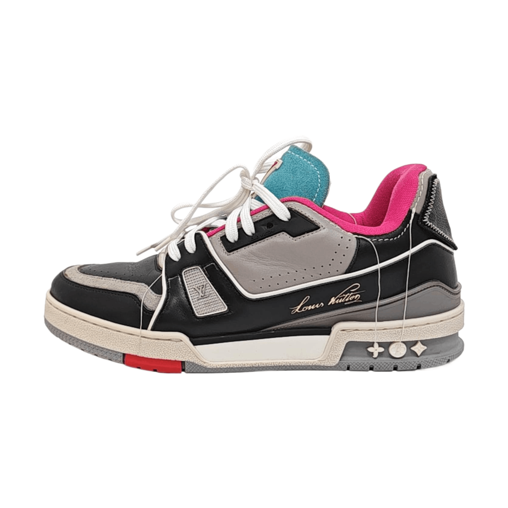 Louis Vuitton Louis Vuitton Multi Color LV Trainer Sneakers 8 Size US 9 / EU 42 - 1 Thumbnail
