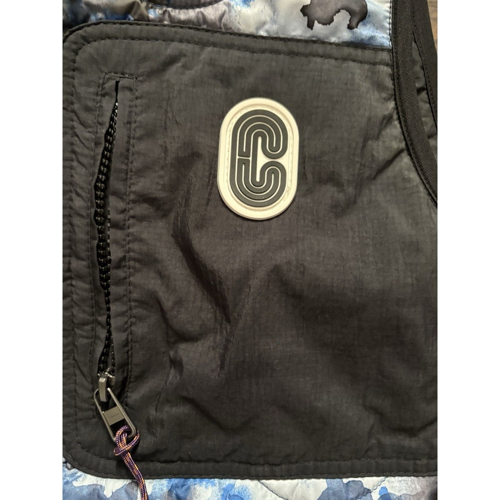 Coach Coach Quilted Men's Blue Camo Vest Size L Large Lightweight Size US L / EU 52-54 / 3 - 2 Thumbnail