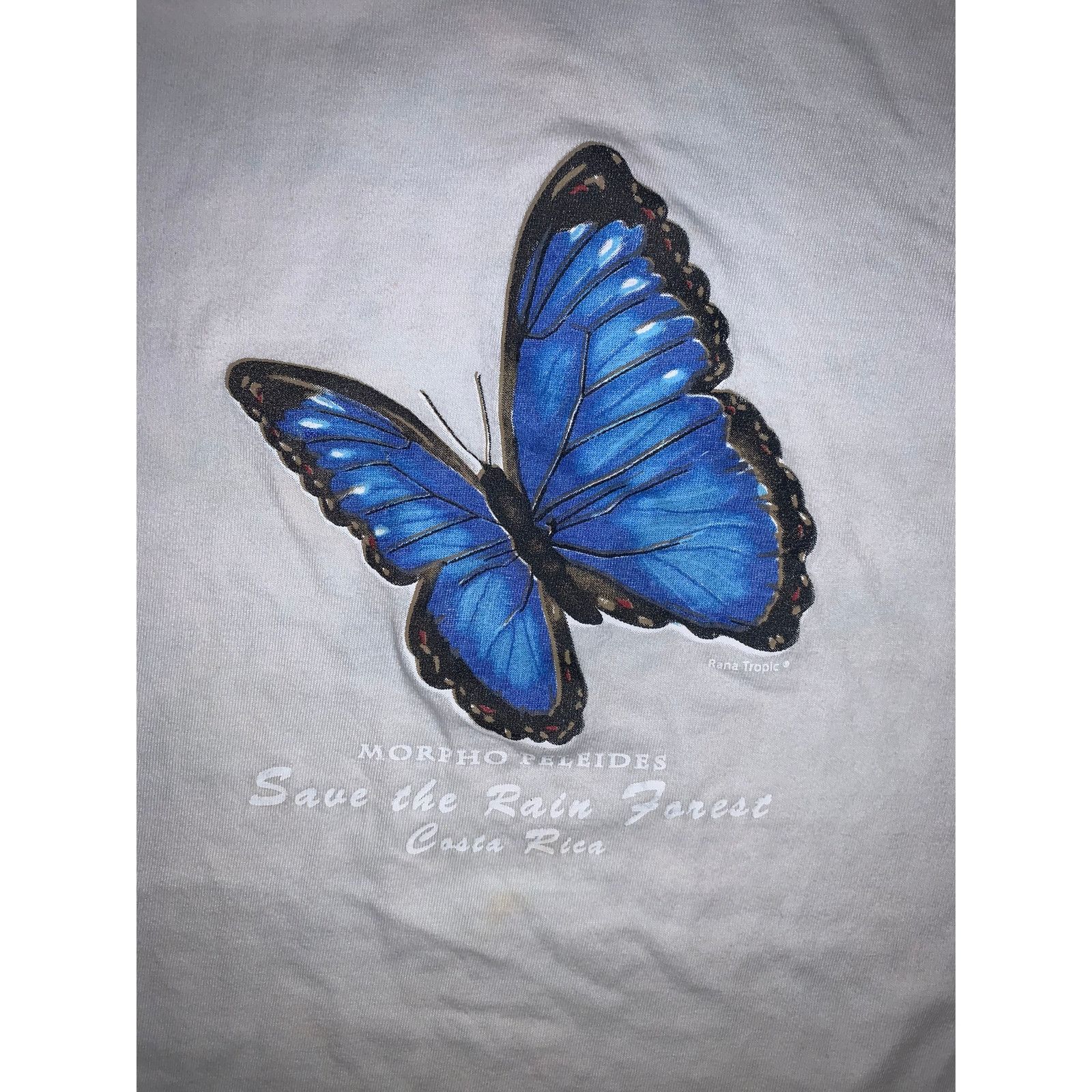 Other Vtg Save The Rainforest T Shirt M Butterfly Costa Rica Tee Size M / US 6-8 / IT 42-44 - 6 Thumbnail