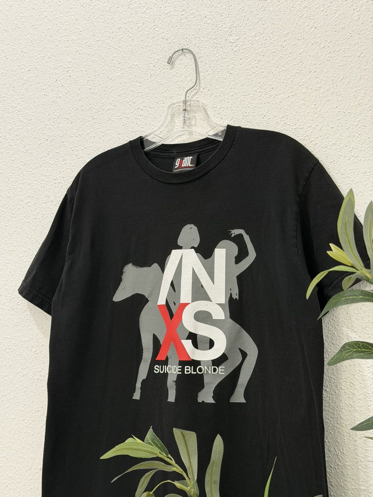 Band Tees Vintage 90s INXS Suicide Blonde Tour Concert T-shirt Medium Size US M / EU 48-50 / 2 - 3 Thumbnail