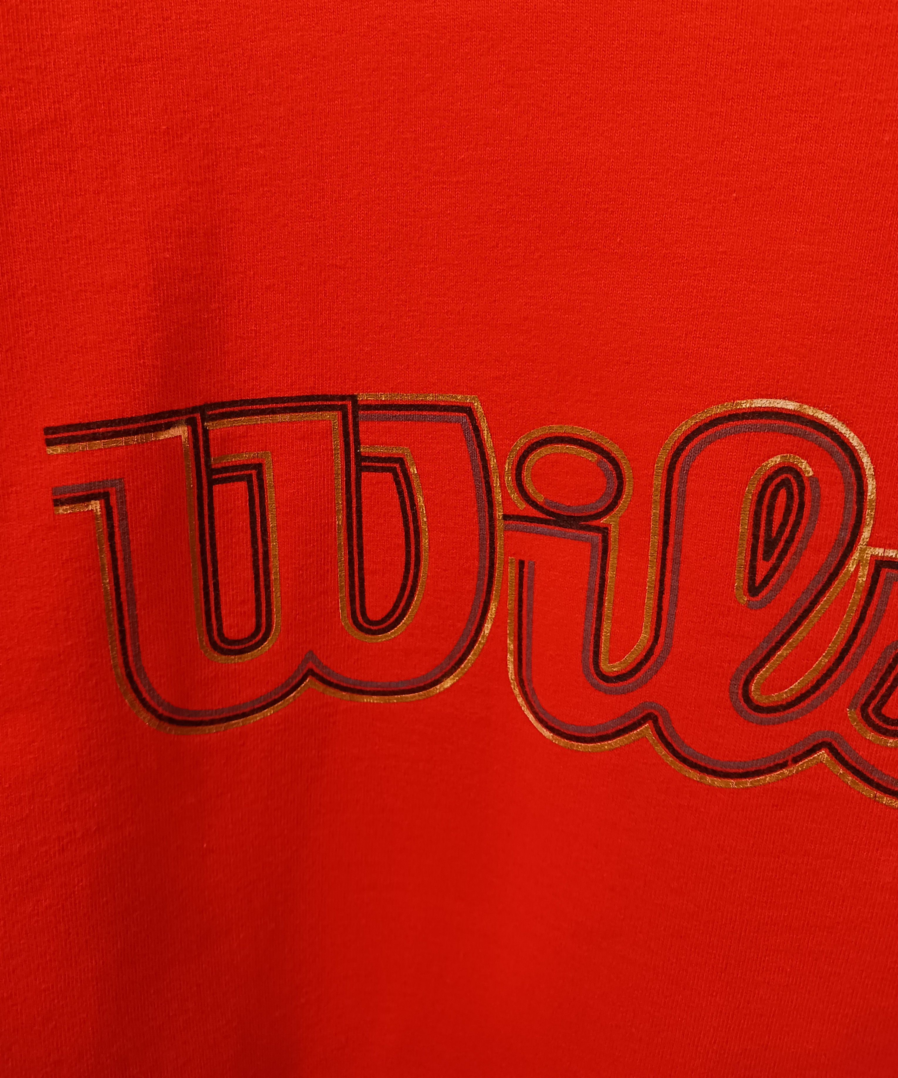 Vintage × Wilson Wilson Athleticwear Vintage 2000s Spell Out Logo Graphic Tee Size US L / EU 52-54 / 3 - 8 Thumbnail