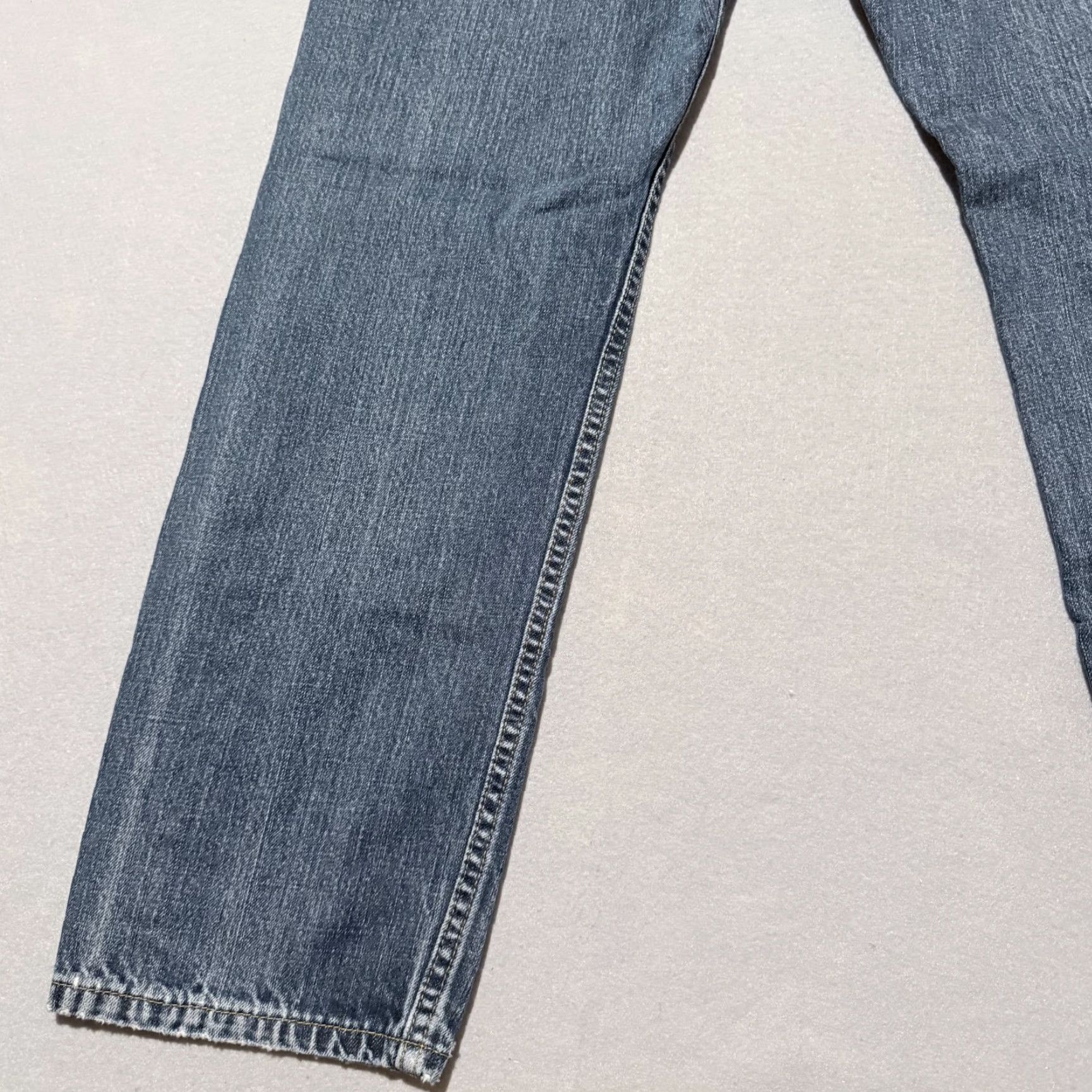 Levi's Levi’s 505 Jeans Men Blue Denim Mid-Rise Classic Straight Zip Fly - 32x27 Size US 32 / EU 48 - 7 Thumbnail