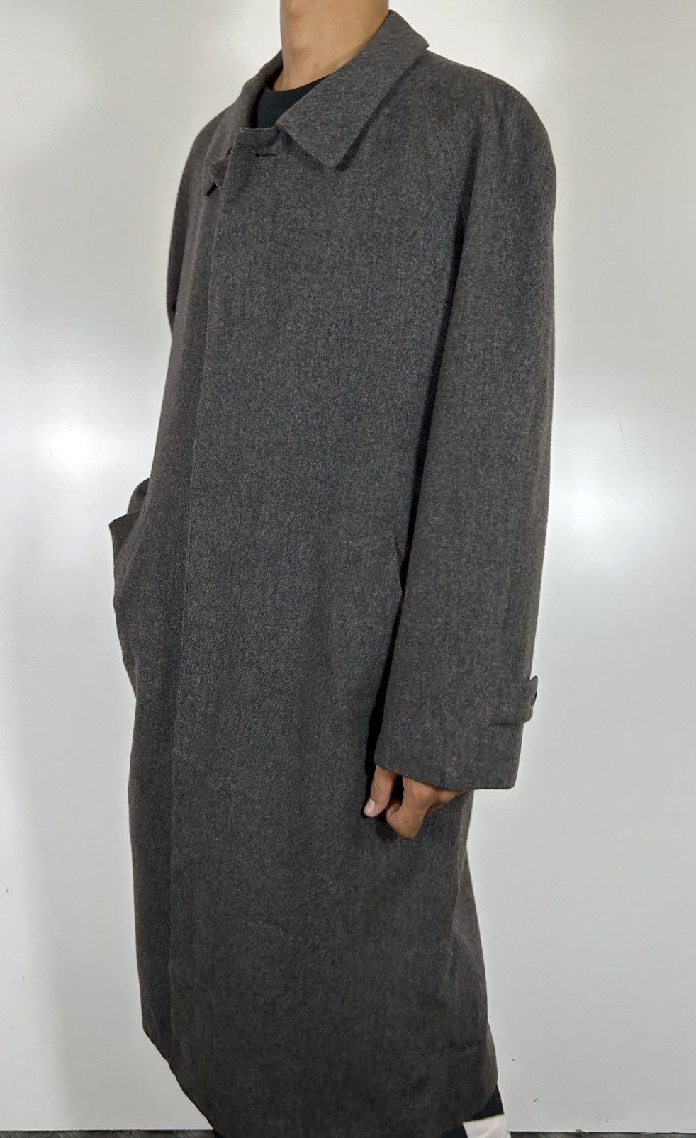 Yves Saint Laurent Yves Saint Laurent Diffusion Homme Vintage OverCoat Gray Size US M / EU 48-50 / 2 - 19 Thumbnail