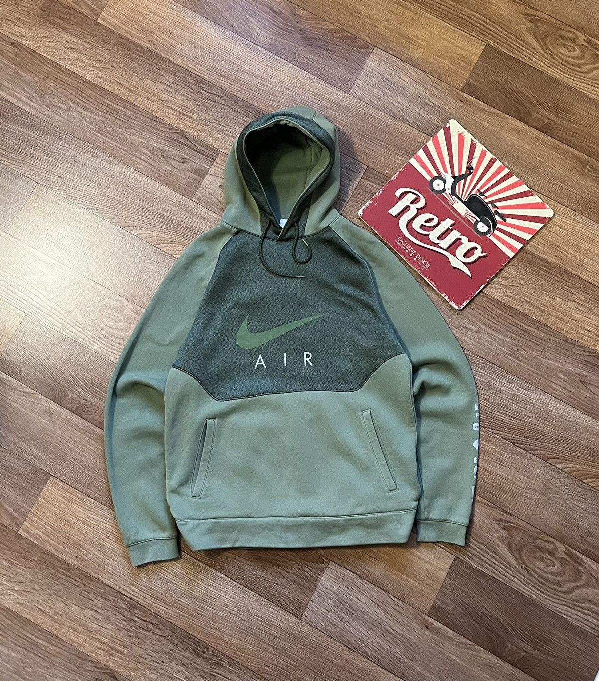 Nike Vintage Nike Air Big Logo Pullover Hoodie Size US M / EU 48-50 / 2 - 1 Thumbnail