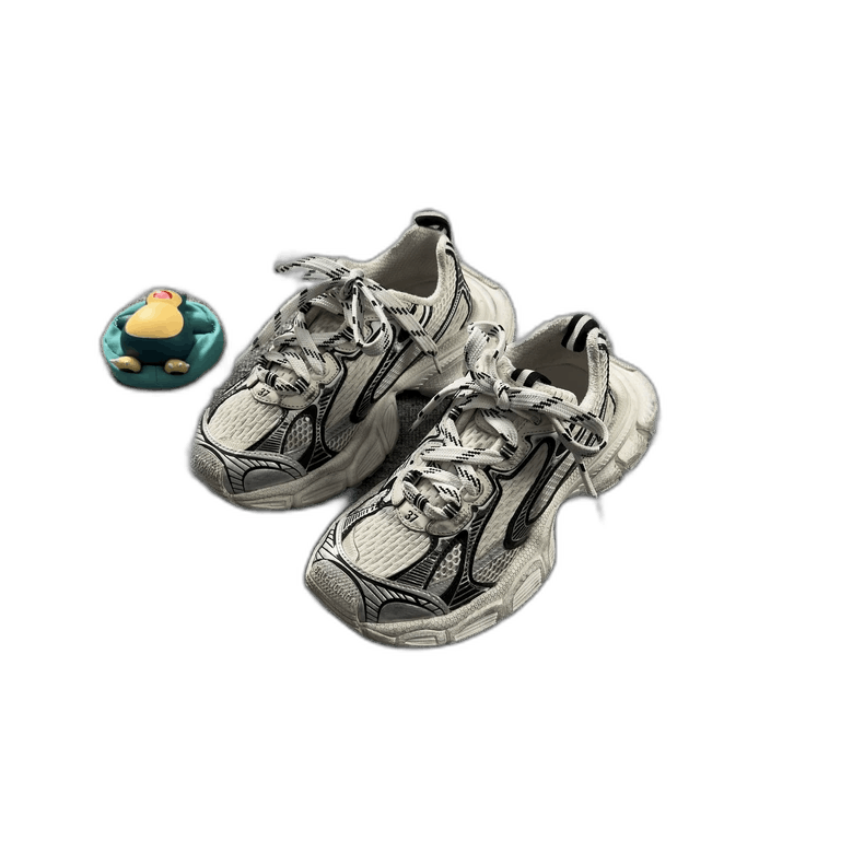 Balenciaga Balenciaga Gray and White Casual Sneakers-2505 Size US 10 / EU 43 - 1 Thumbnail