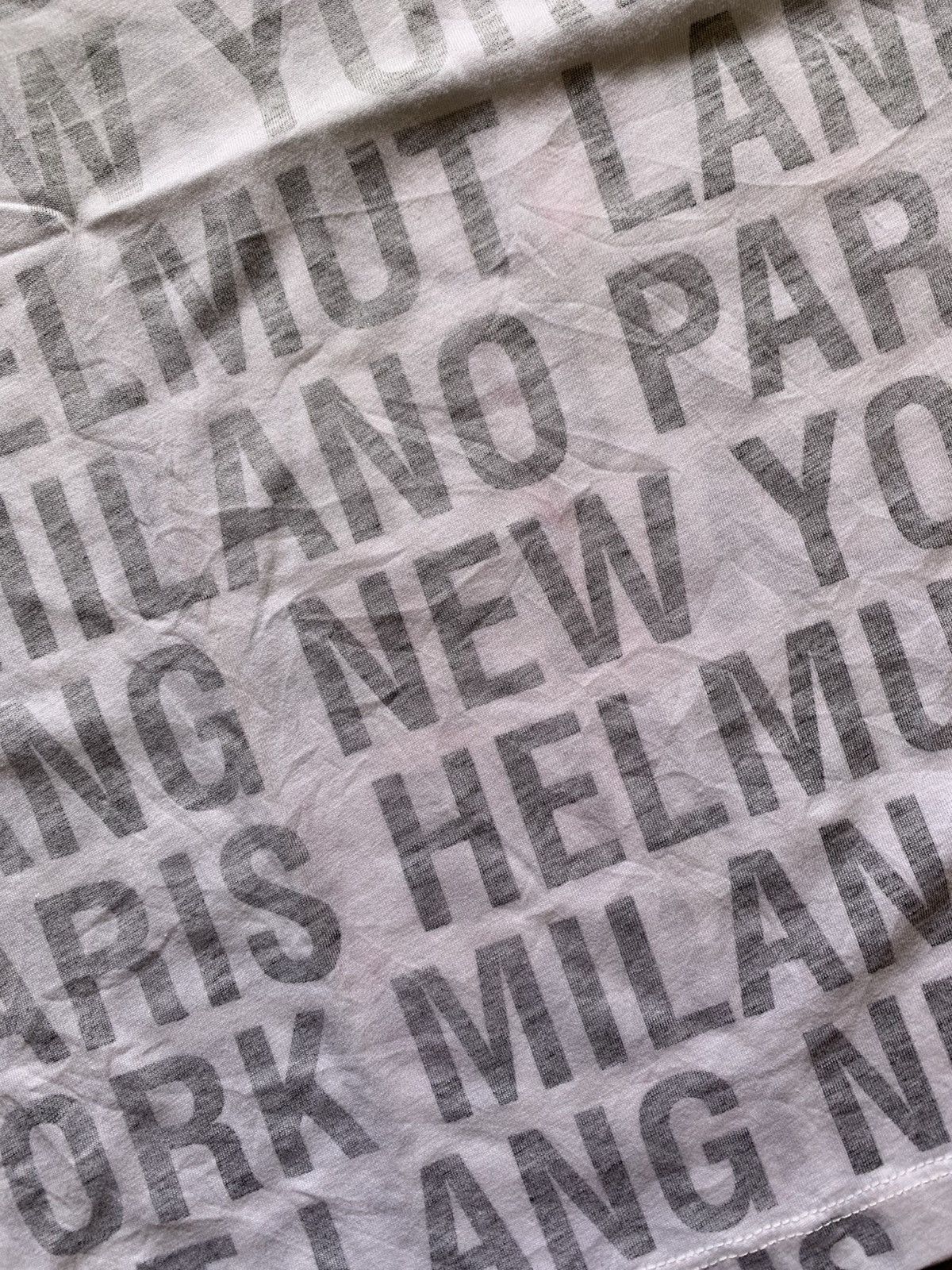Helmut Lang Helmut Lang over print T-shirt Size US S / EU 44-46 / 1 - 10 Thumbnail