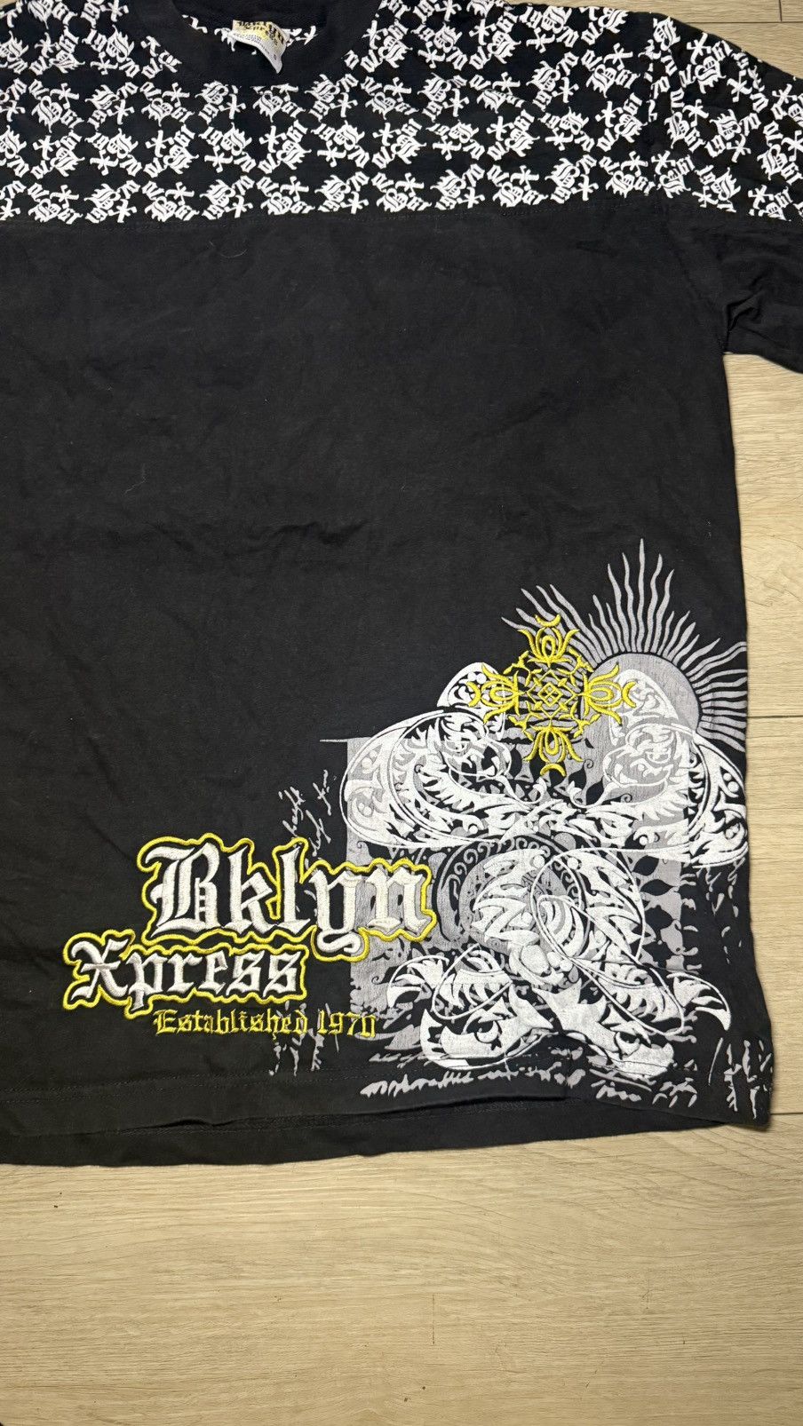 Brooklyn Xpress Vintage / Y2K Brooklyn Express All Over Print Embroidered Size US M / EU 48-50 / 2 - 2 Thumbnail
