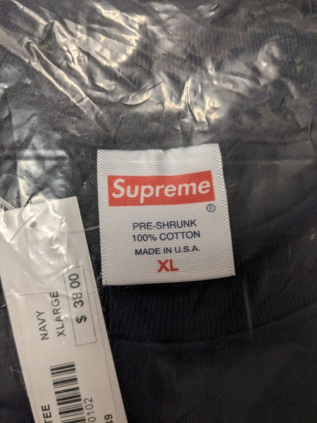 Supreme SS19 SUPREME FRONTS TEE T-SHIRT NAVY XL 2019 Size US XL / EU 56 / 4 - 5 Thumbnail