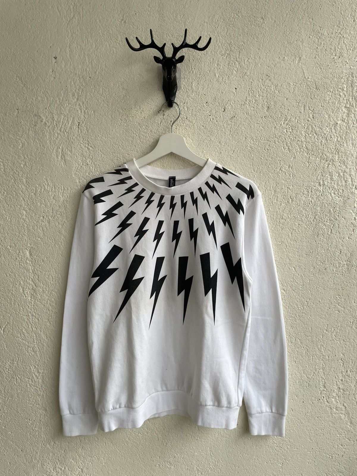 Maison Margiela 2000s Neil Barrett Lightning Bolt AOP Y2K Hysteric Maison Size US M / EU 48-50 / 2 - 1 Thumbnail
