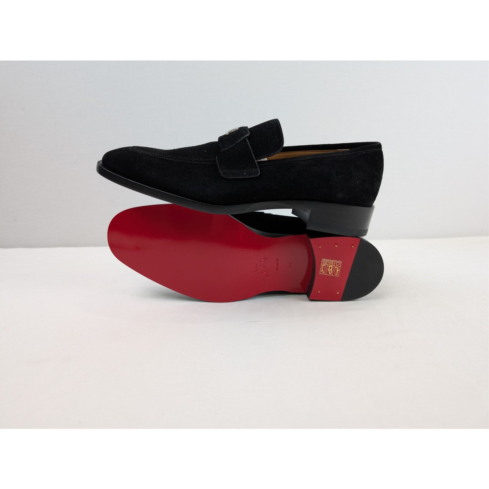 Christian Louboutin o1rshd1 Q:2 / Varsimoc Flat shoe Boots in Black Size US 12 / EU 45 - 13 Thumbnail