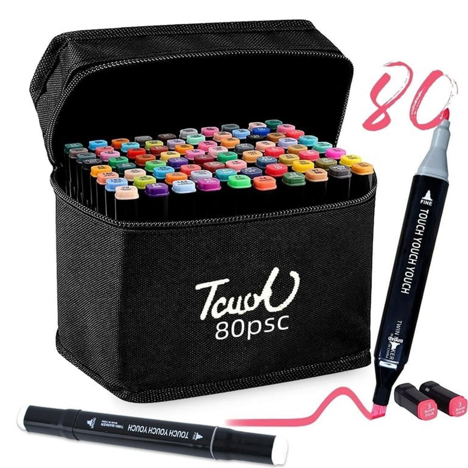 Darn Tough Touch 80-Piece Dual Tip Art Drawing Marker Set Size ONE SIZE - 1 Thumbnail