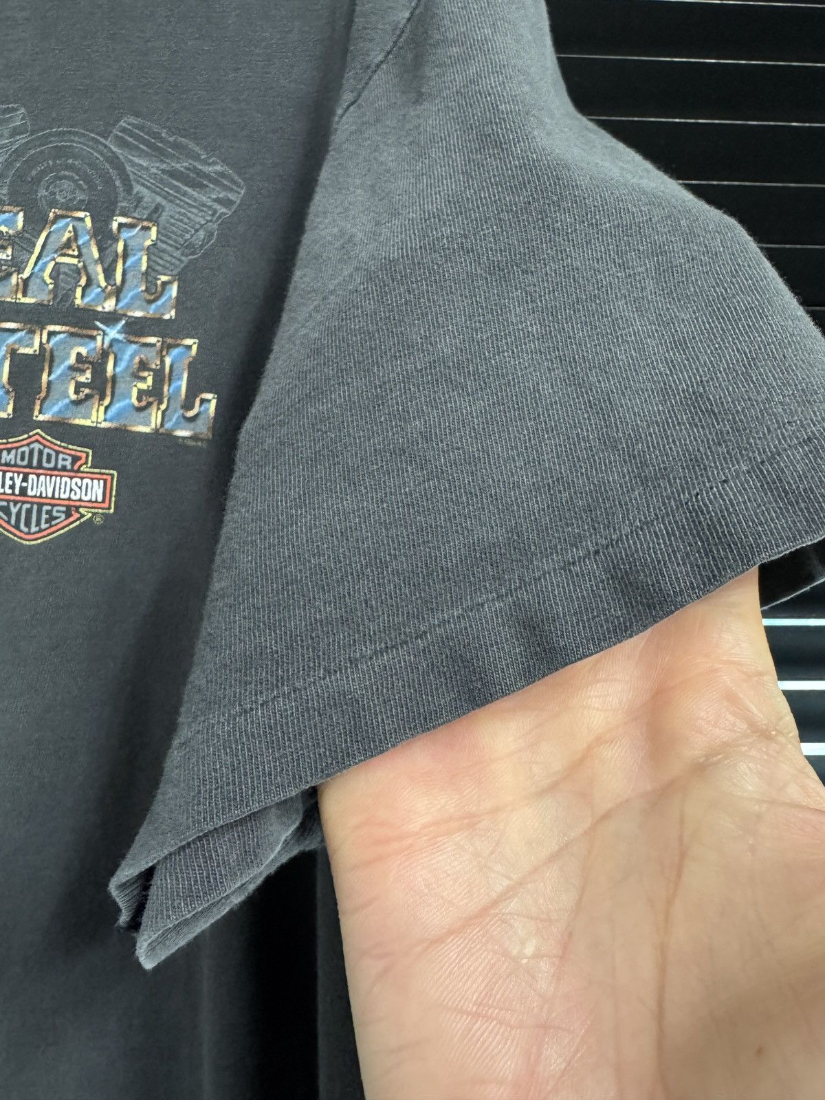 Vintage Vintage 90s Harley Davidson Real Steel Shirt Size US XL / EU 56 / 4 - 11 Thumbnail