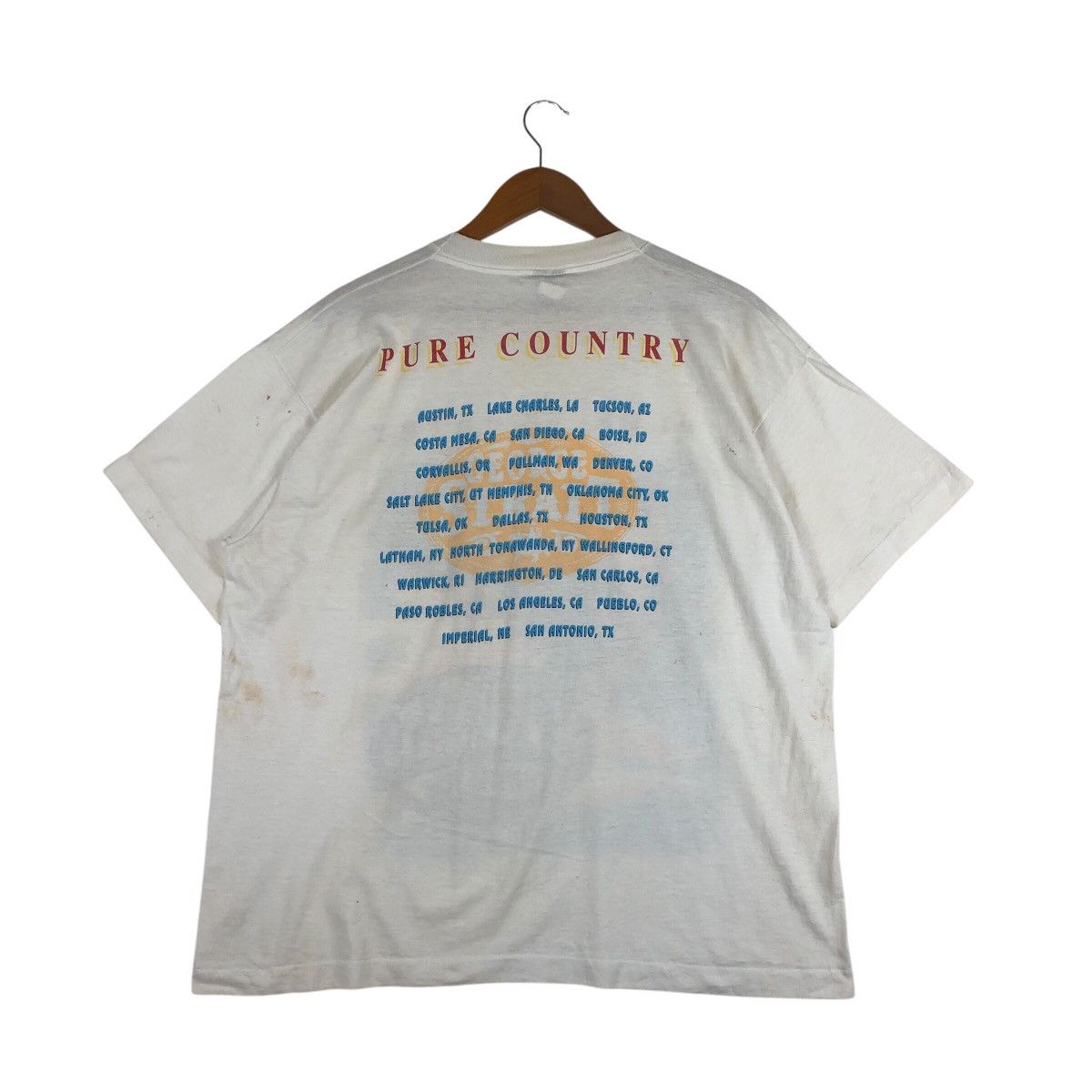 Band Tees GEORGE STRAIT Vintage American Singer T-Shirt Size US XL / EU 56 / 4 - 2 Thumbnail