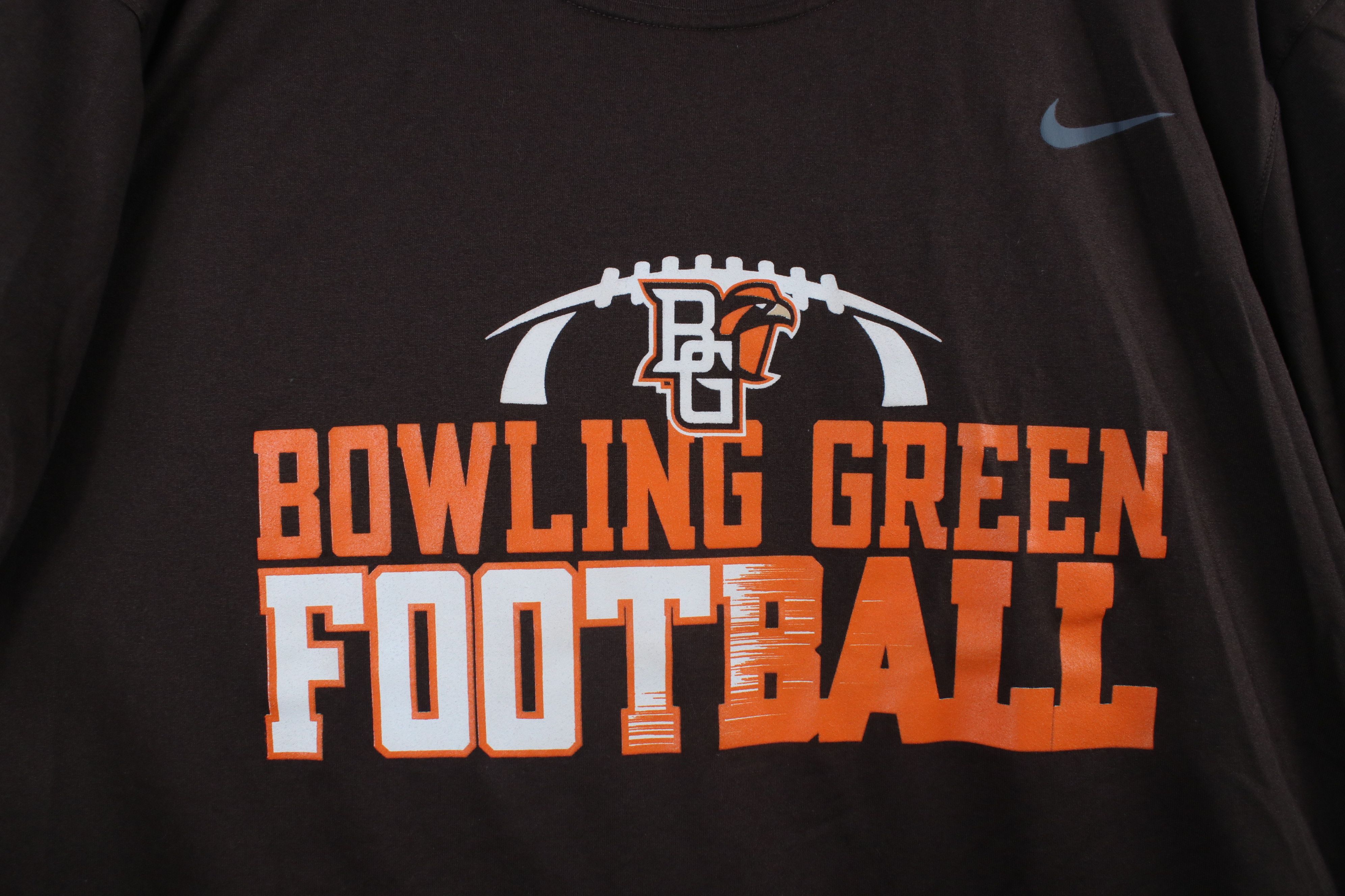 Nike × Vintage Nike Bowling Green State University Football T-Shirt Brown Size US XXL / EU 58 / 5 - 4 Thumbnail