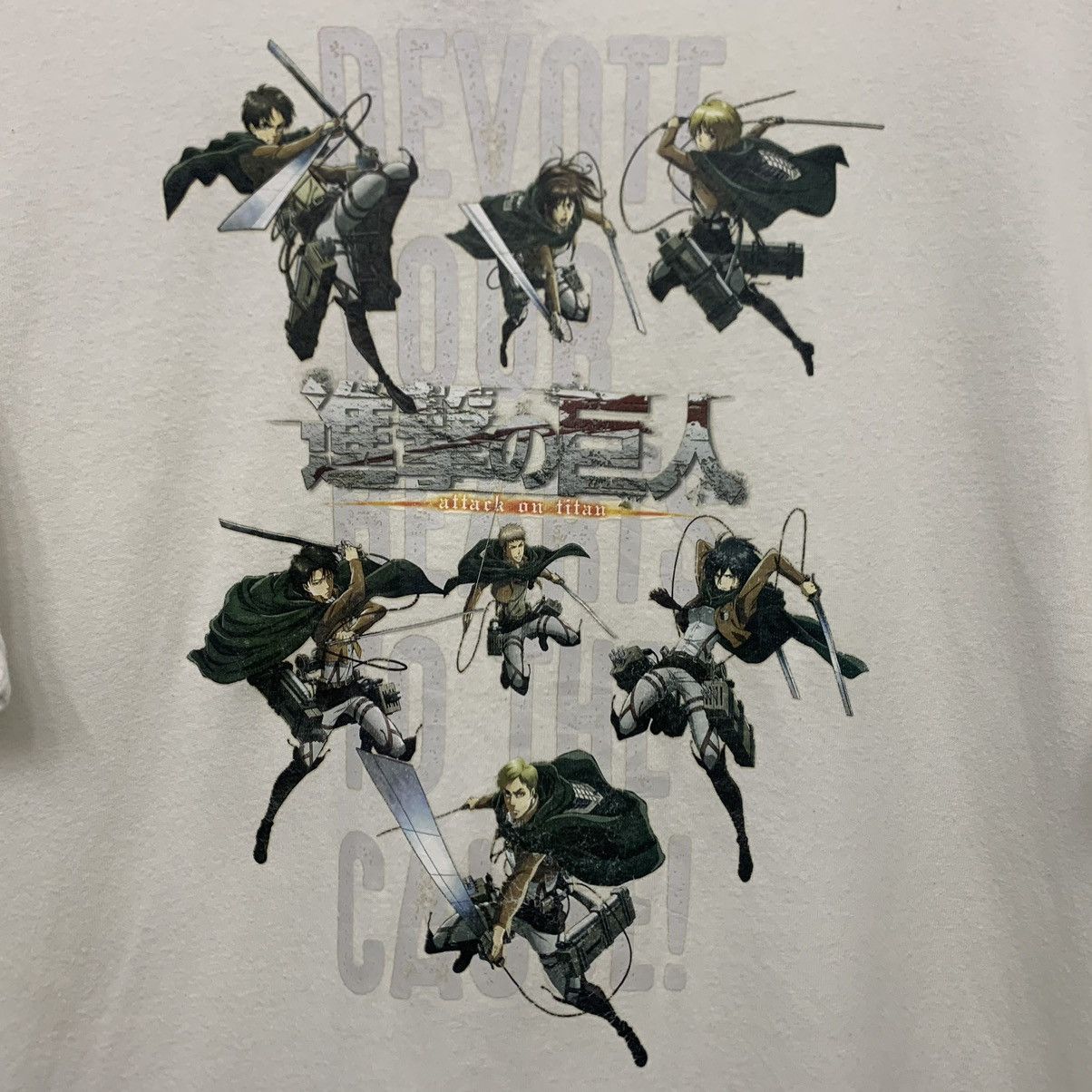 Japanese Brand Attack On Titan Anime t-shirt Size US M / EU 48-50 / 2 - 4 Thumbnail