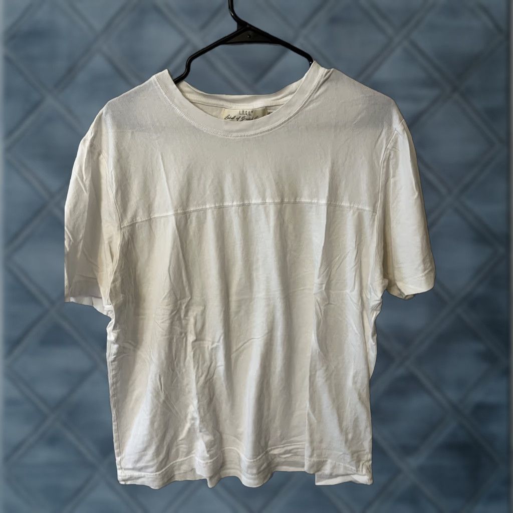H&M H&M Solid T-Shirt 100% Cotton White Men's Size S Size US S / EU 44-46 / 1 - 1 Thumbnail