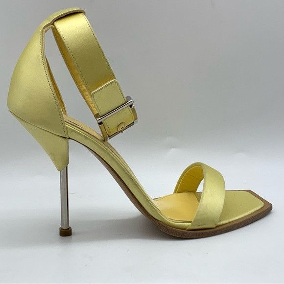 Alexander McQueen Alexander McQueen Ankle Strap Satin Heel Sandal Size US 10 / IT 40 - 2 Thumbnail
